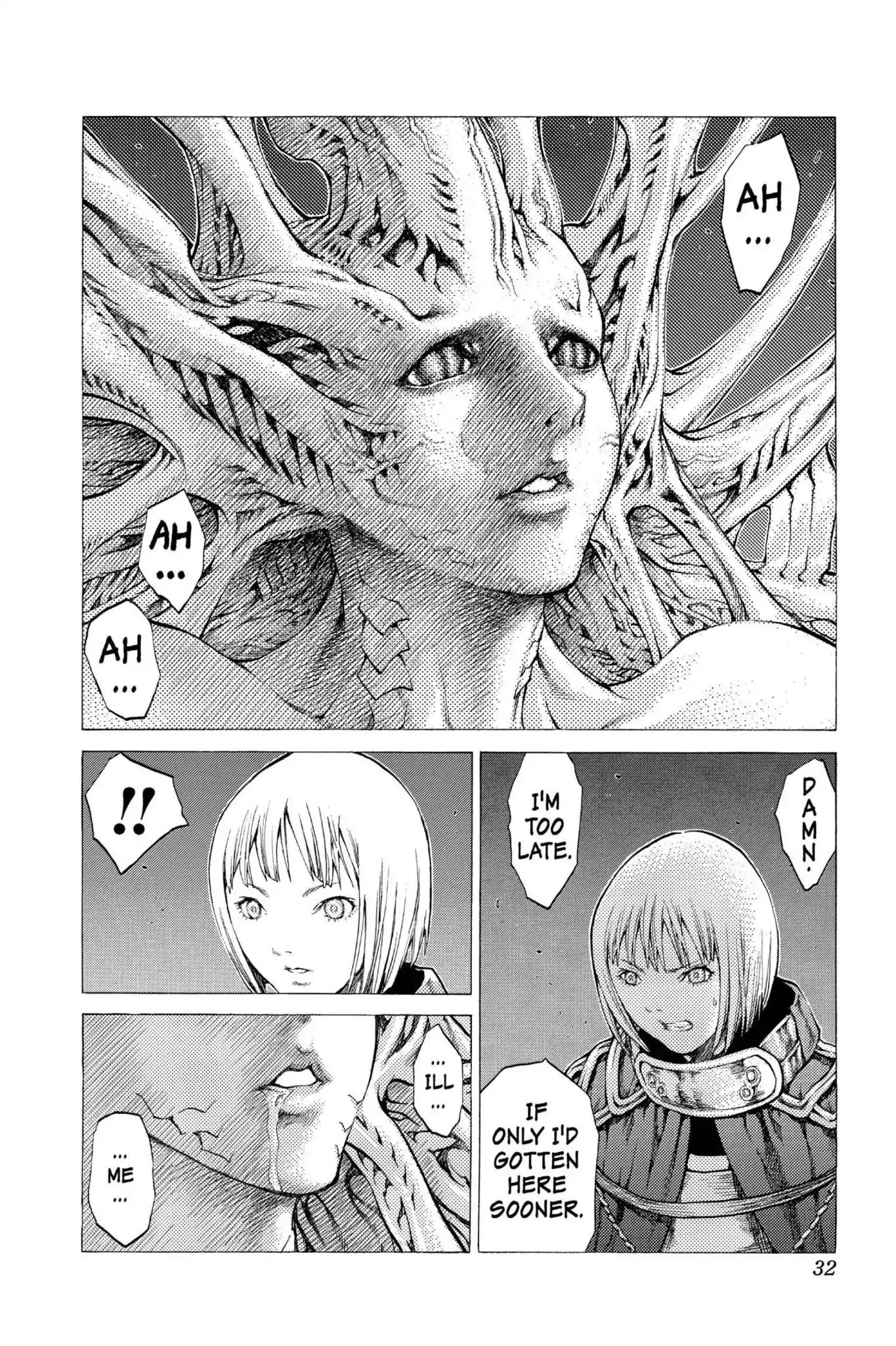 Claymore Chapter 46 page 31 - Chapter 46: Vol.9 Scene 46: The Deep Abyss of Purgatory, Part 1