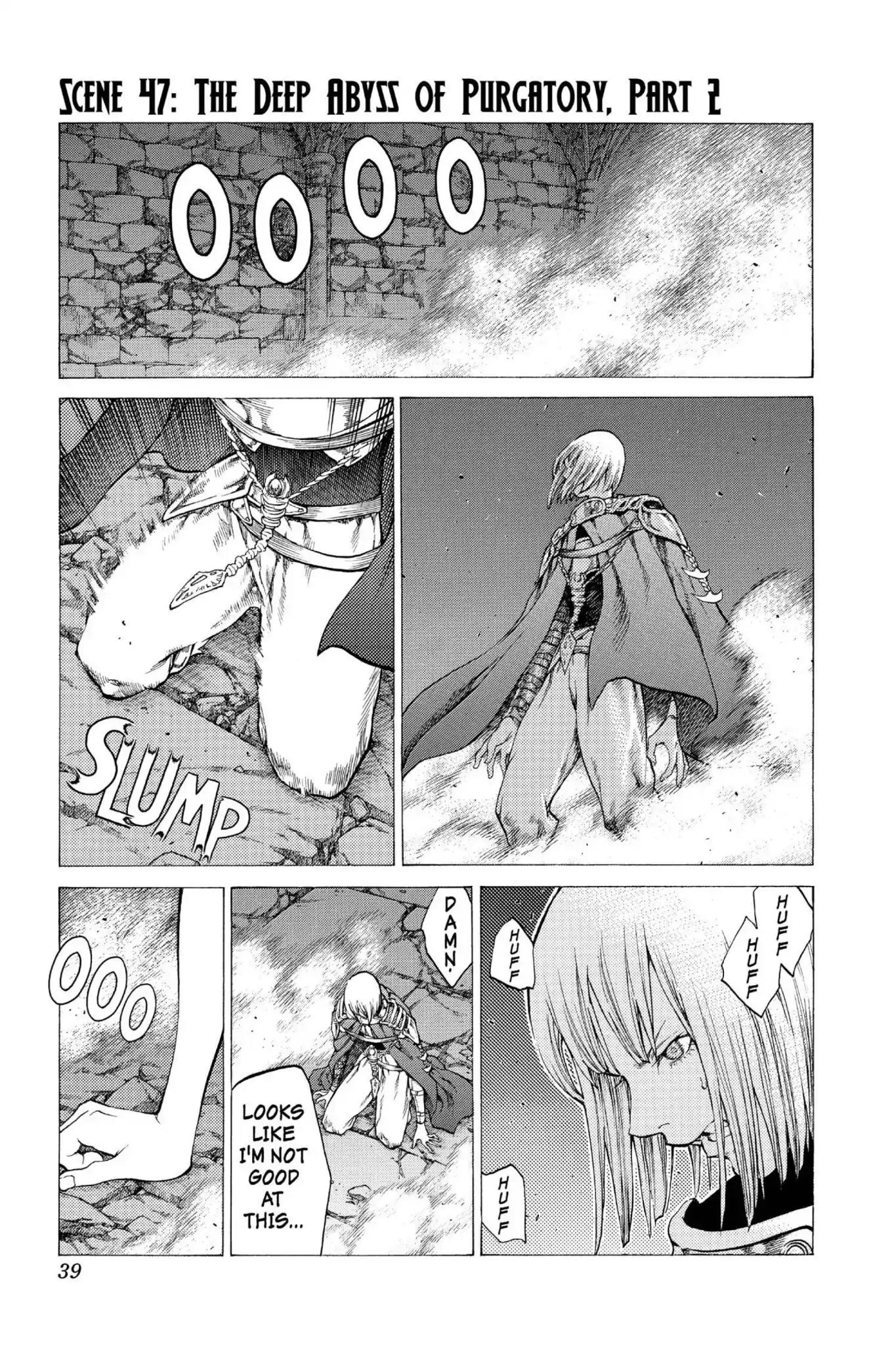 Claymore Chapter 47 page 1 - Chapter 47: Vol.9 Scene 47: The Deep Abyss of Purgatory, Part 2