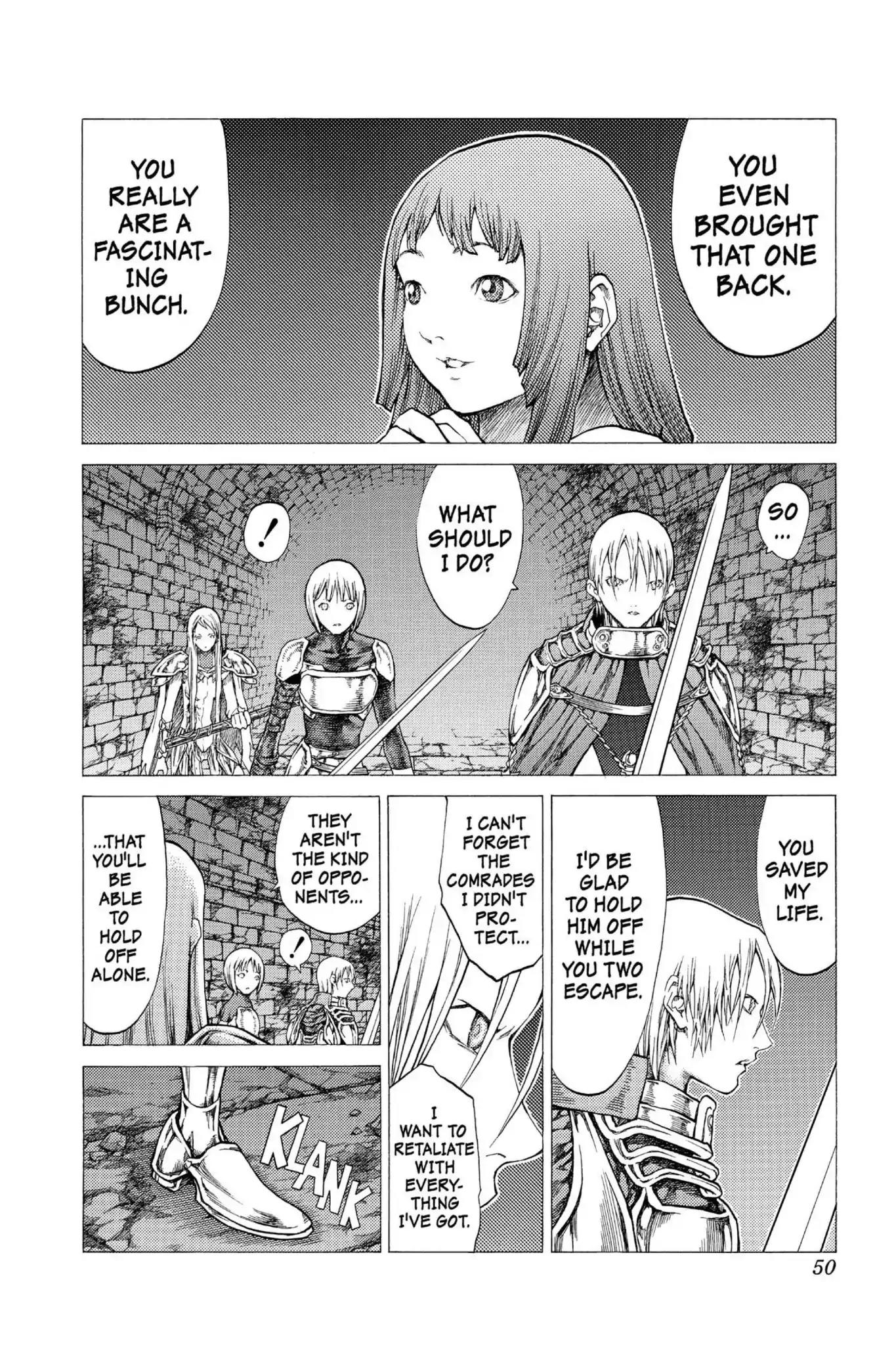 Claymore Chapter 47 page 11 - Chapter 47: Vol.9 Scene 47: The Deep Abyss of Purgatory, Part 2