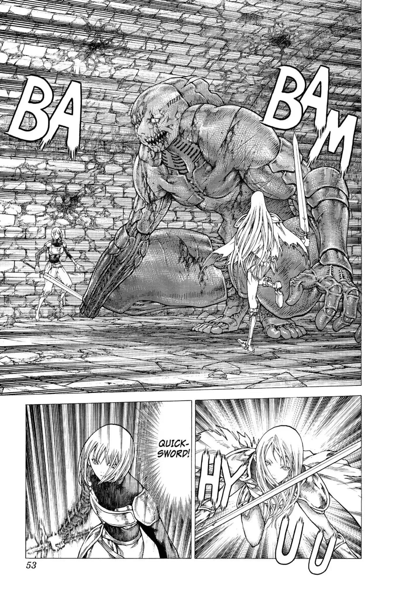 Claymore Chapter 47 page 14 - Chapter 47: Vol.9 Scene 47: The Deep Abyss of Purgatory, Part 2