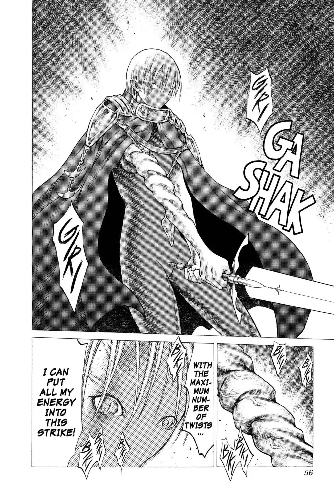 Claymore Chapter 47 page 17 - Chapter 47: Vol.9 Scene 47: The Deep Abyss of Purgatory, Part 2