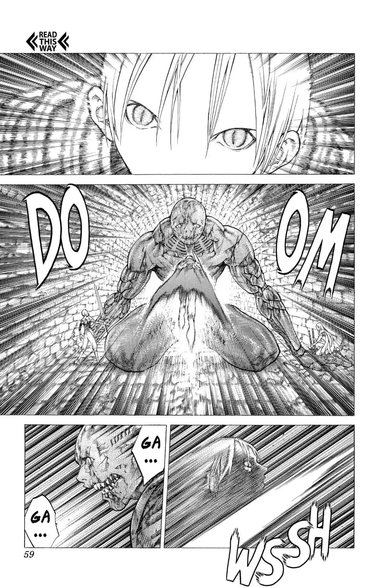 Claymore Chapter 47 page 20 - Chapter 47: Vol.9 Scene 47: The Deep Abyss of Purgatory, Part 2