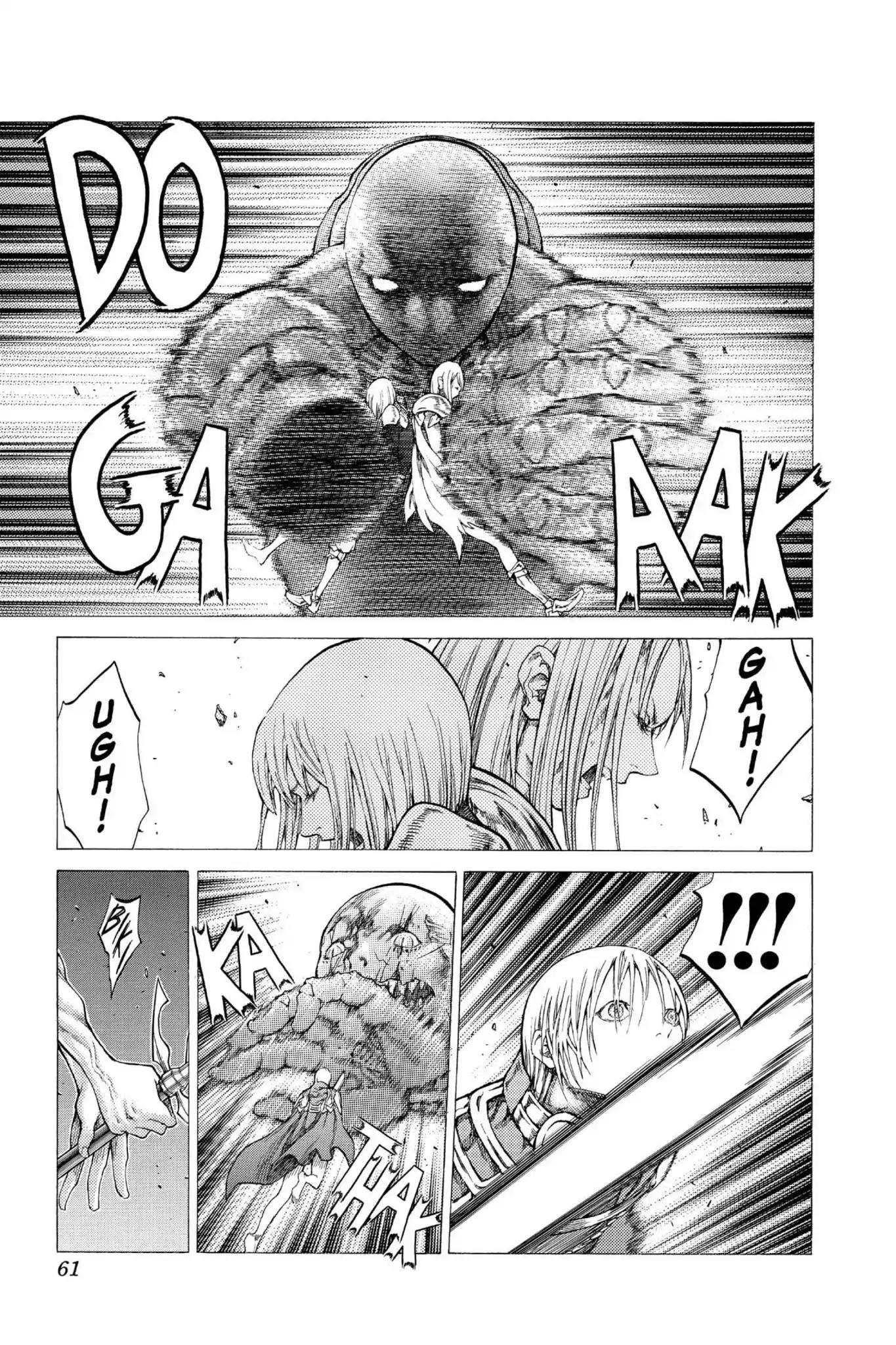 Claymore Chapter 47 page 22 - Chapter 47: Vol.9 Scene 47: The Deep Abyss of Purgatory, Part 2