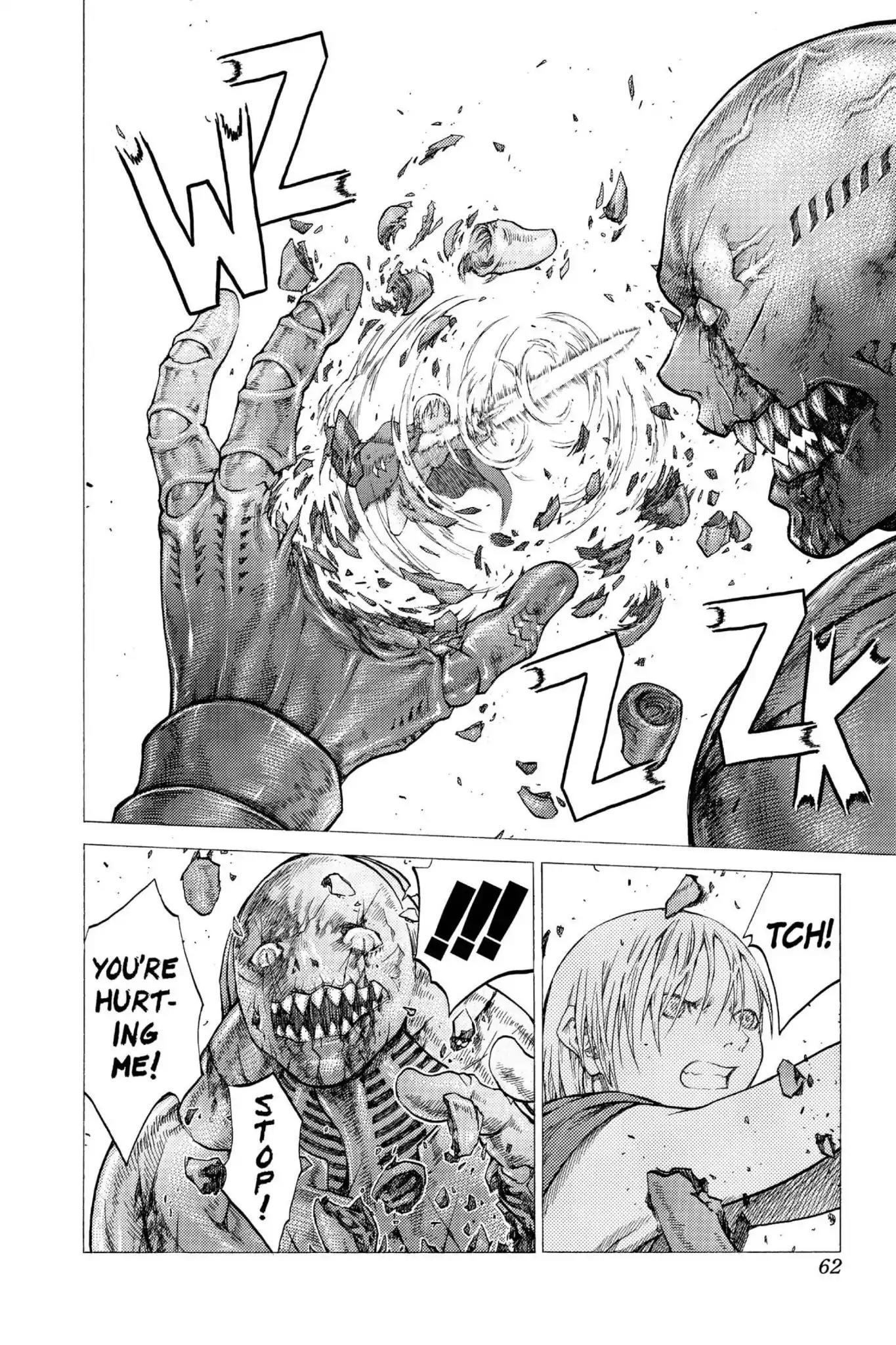 Claymore Chapter 47 page 23 - Chapter 47: Vol.9 Scene 47: The Deep Abyss of Purgatory, Part 2