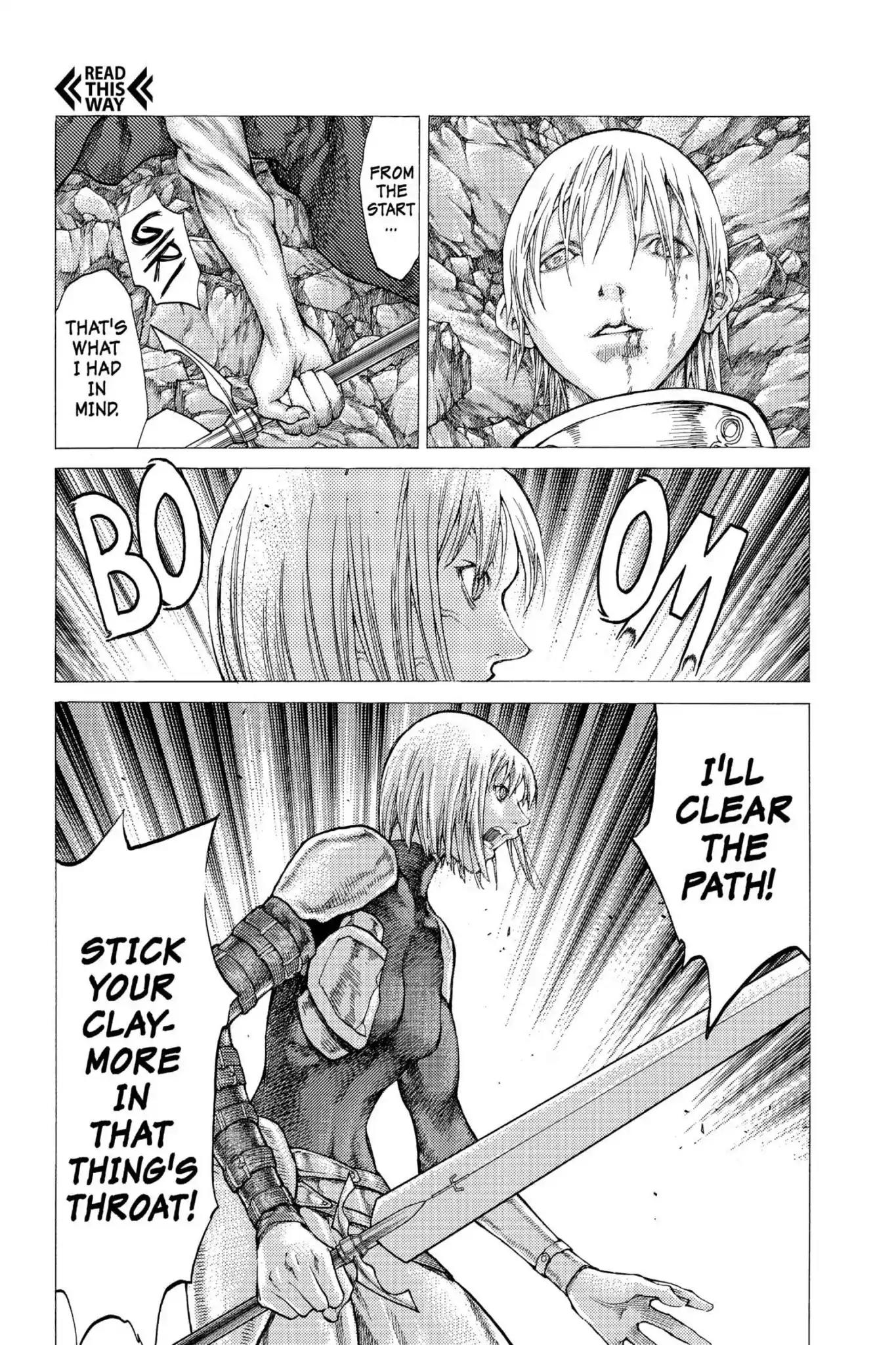 Claymore Chapter 47 page 30 - Chapter 47: Vol.9 Scene 47: The Deep Abyss of Purgatory, Part 2