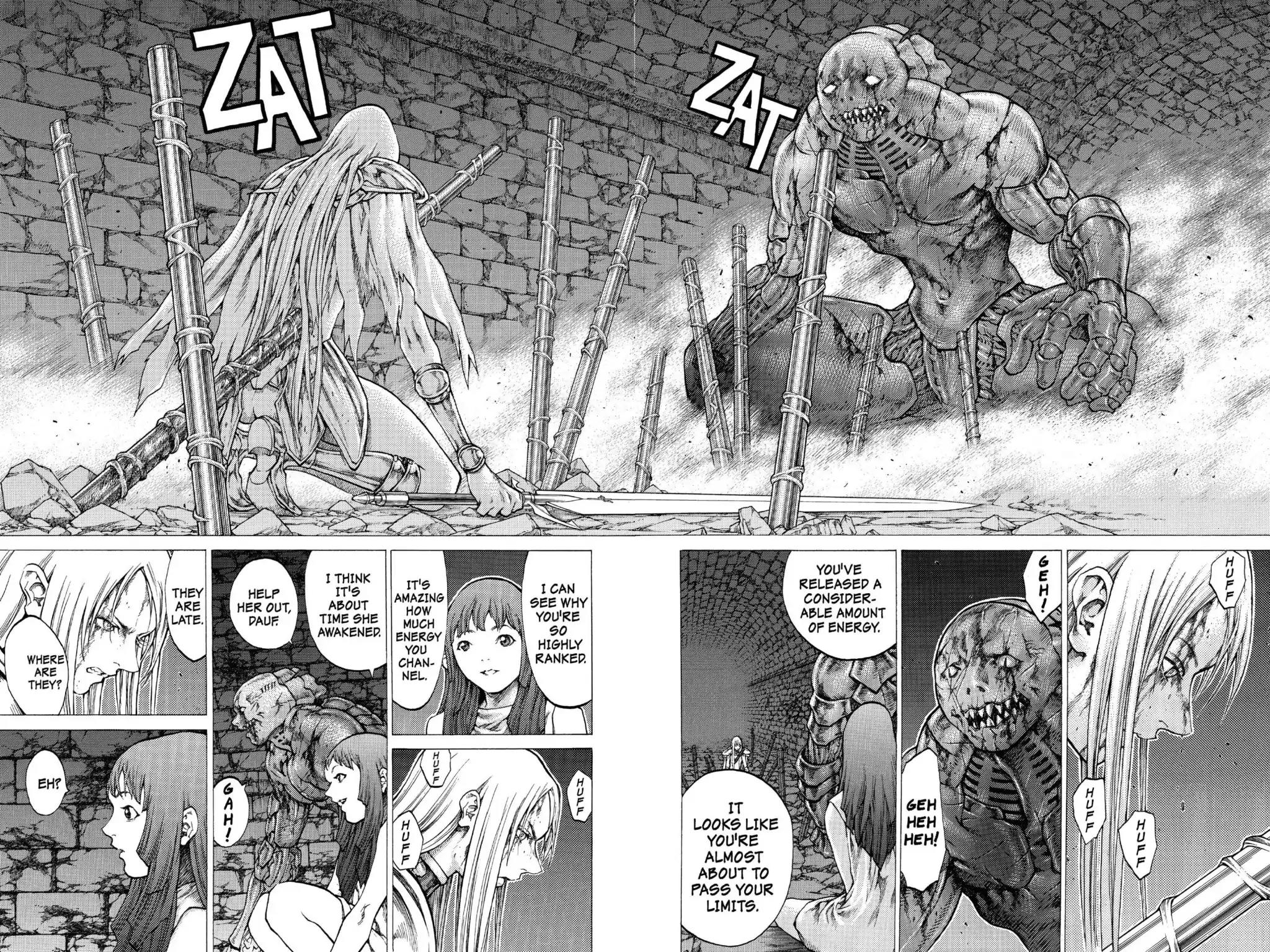 Claymore Chapter 47 page 8 - Chapter 47: Vol.9 Scene 47: The Deep Abyss of Purgatory, Part 2