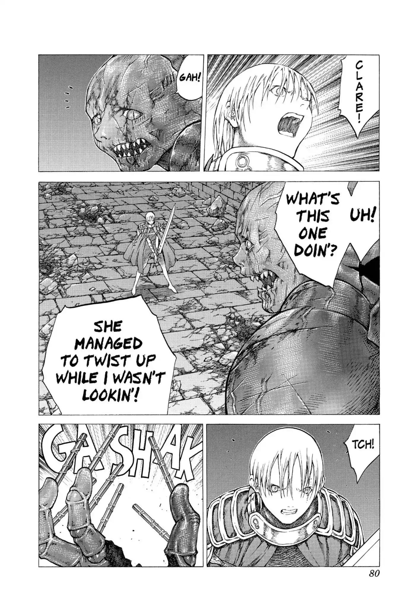 Claymore Chapter 48 page 10 - Chapter 48: Vol.9 Scene 48: The Deep Abyss of Purgatory, Part 3