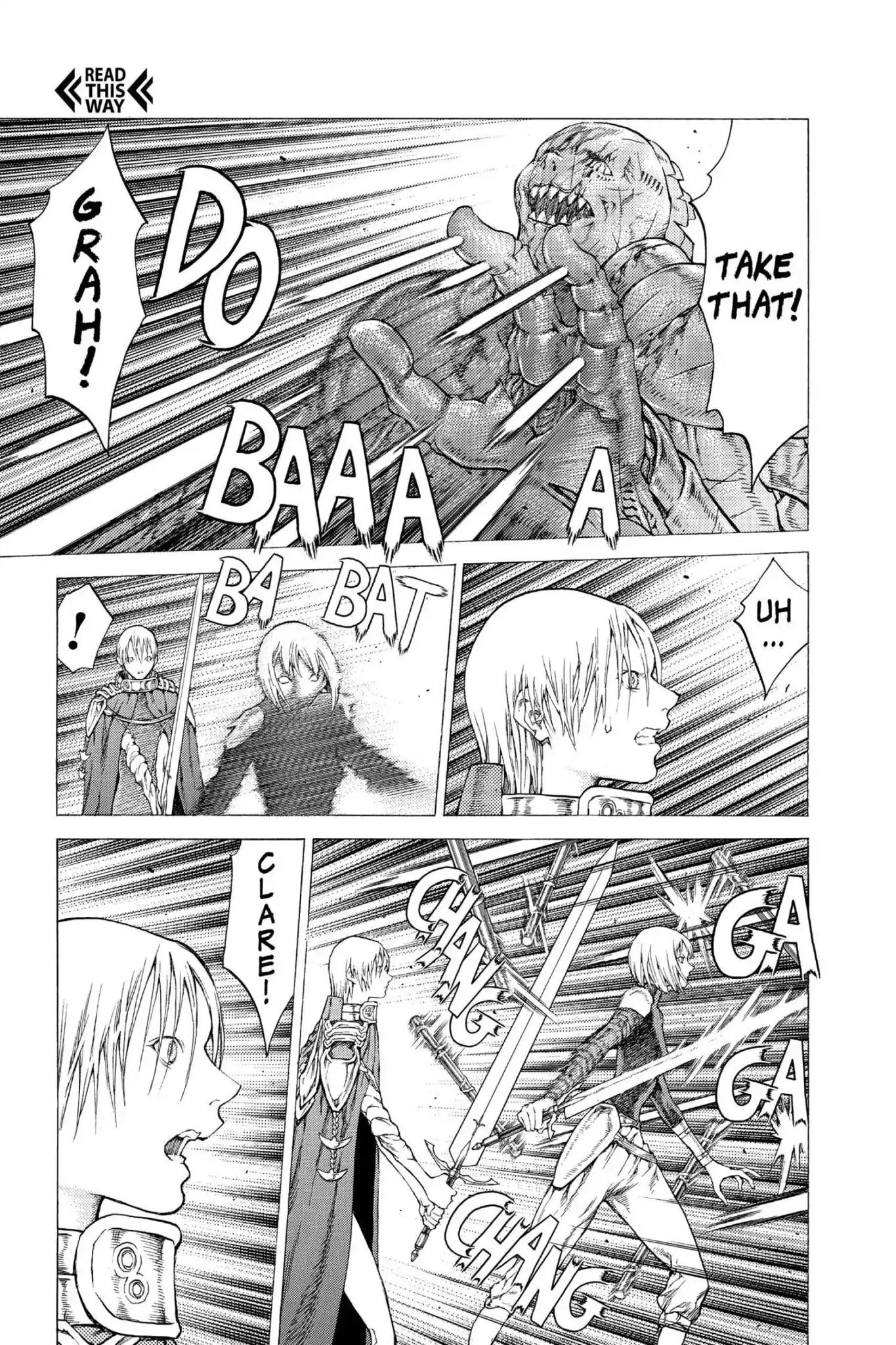 Claymore Chapter 48 page 11 - Chapter 48: Vol.9 Scene 48: The Deep Abyss of Purgatory, Part 3
