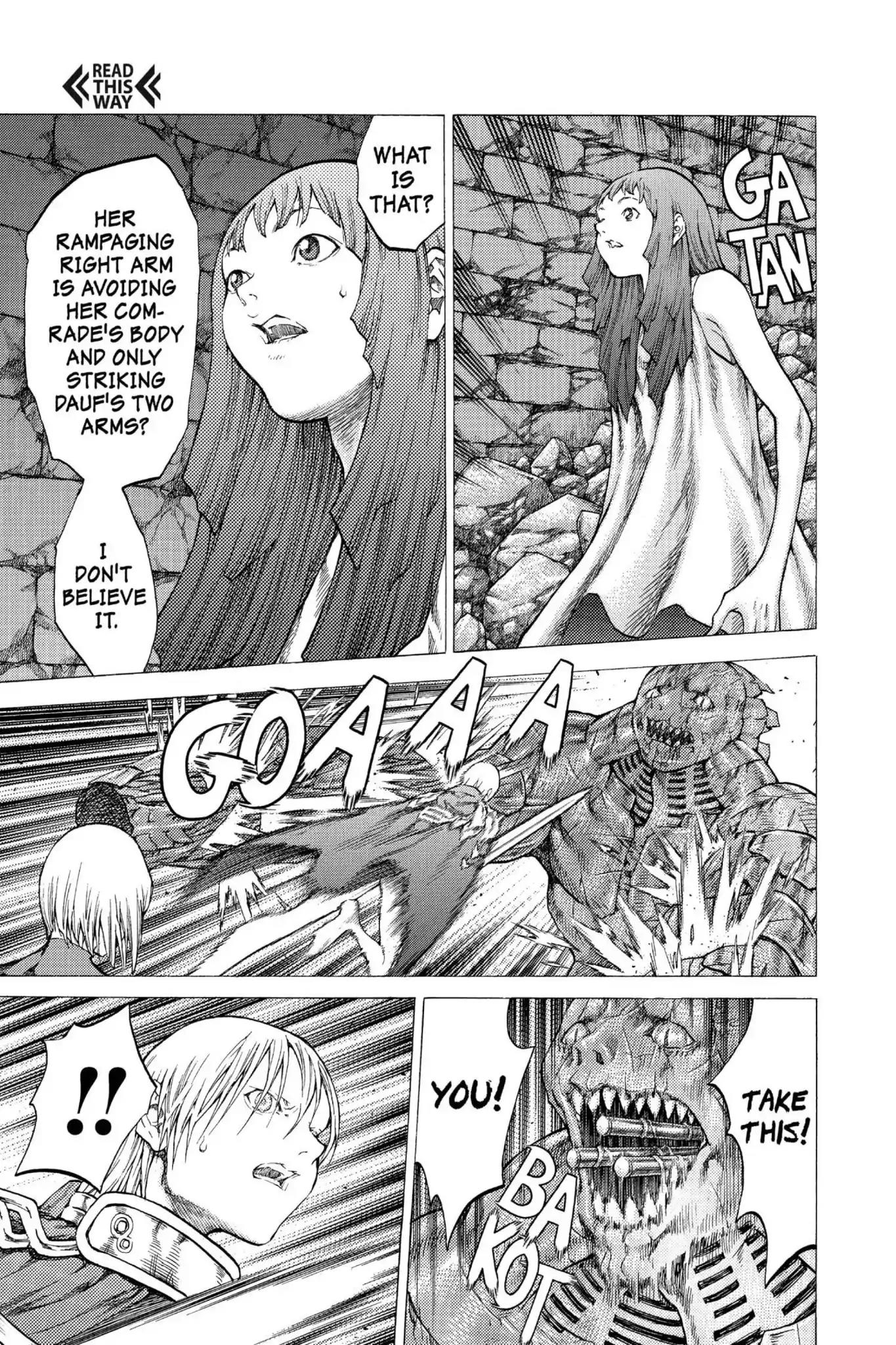 Claymore Chapter 48 page 20 - Chapter 48: Vol.9 Scene 48: The Deep Abyss of Purgatory, Part 3