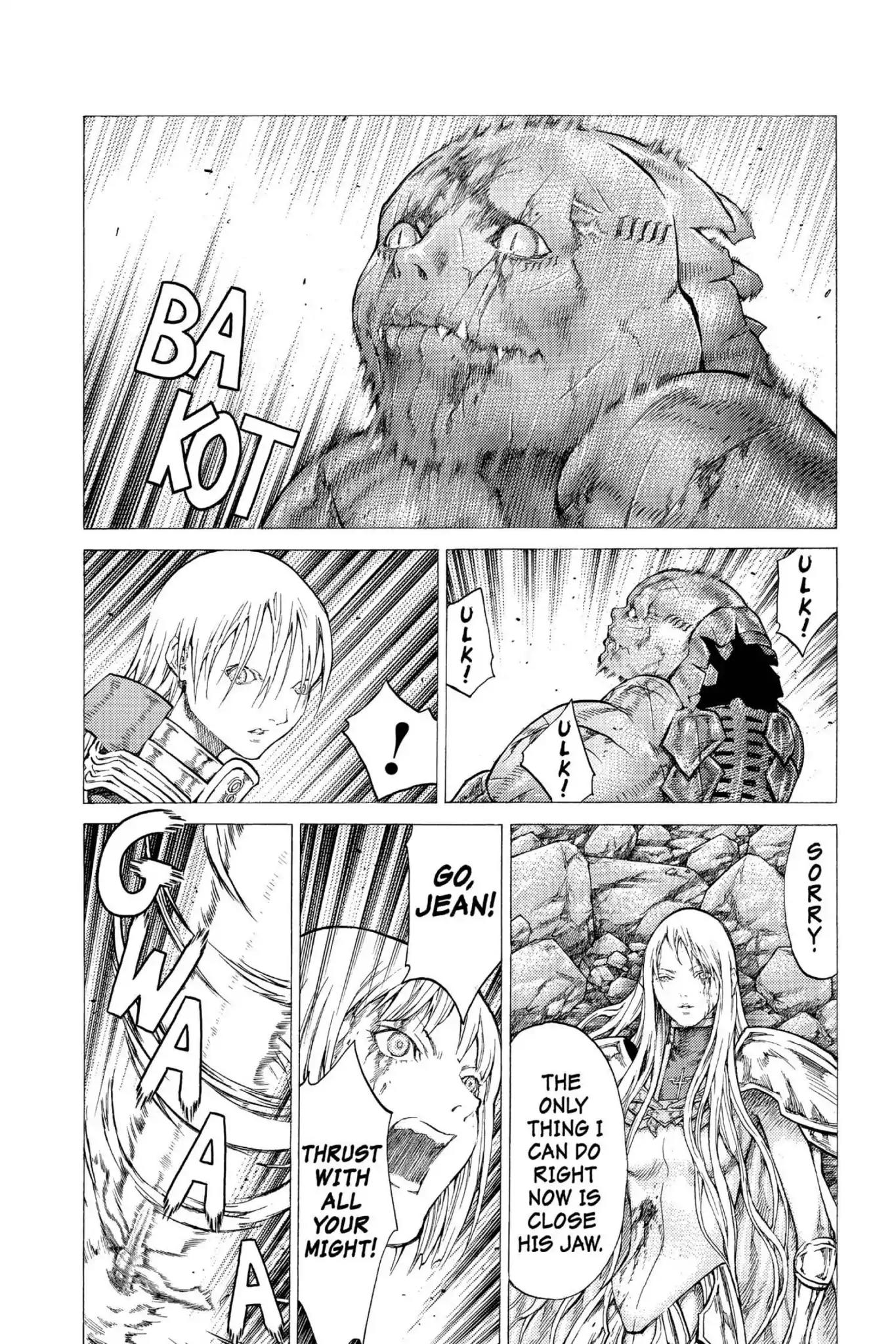 Claymore Chapter 48 page 21 - Chapter 48: Vol.9 Scene 48: The Deep Abyss of Purgatory, Part 3
