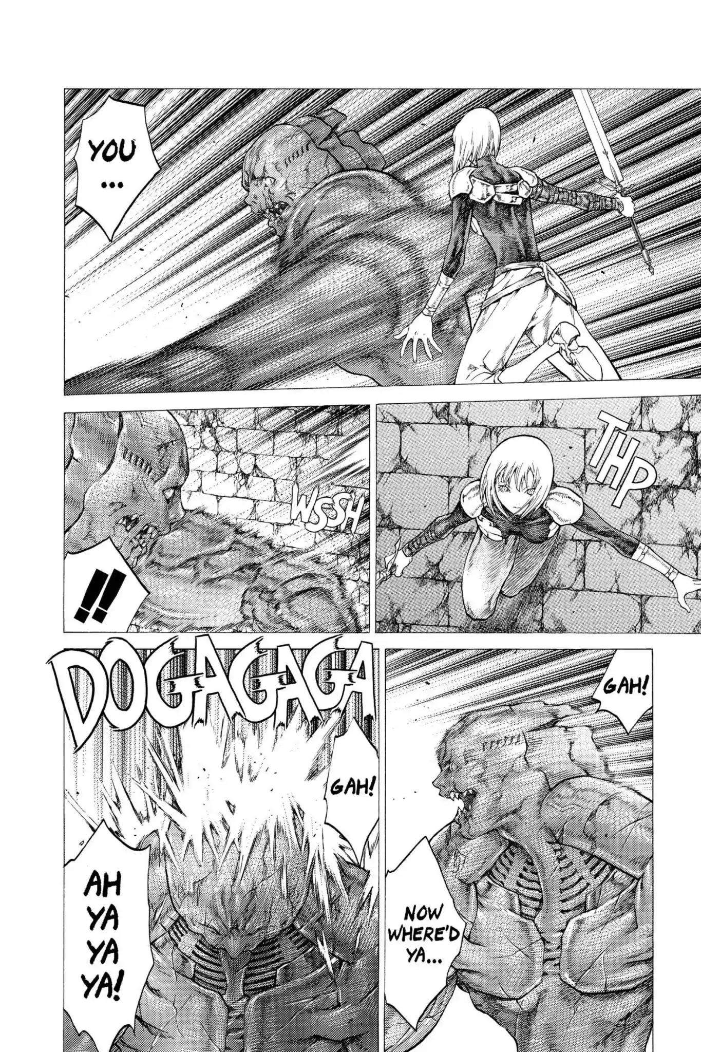 Claymore Chapter 48 page 4 - Chapter 48: Vol.9 Scene 48: The Deep Abyss of Purgatory, Part 3