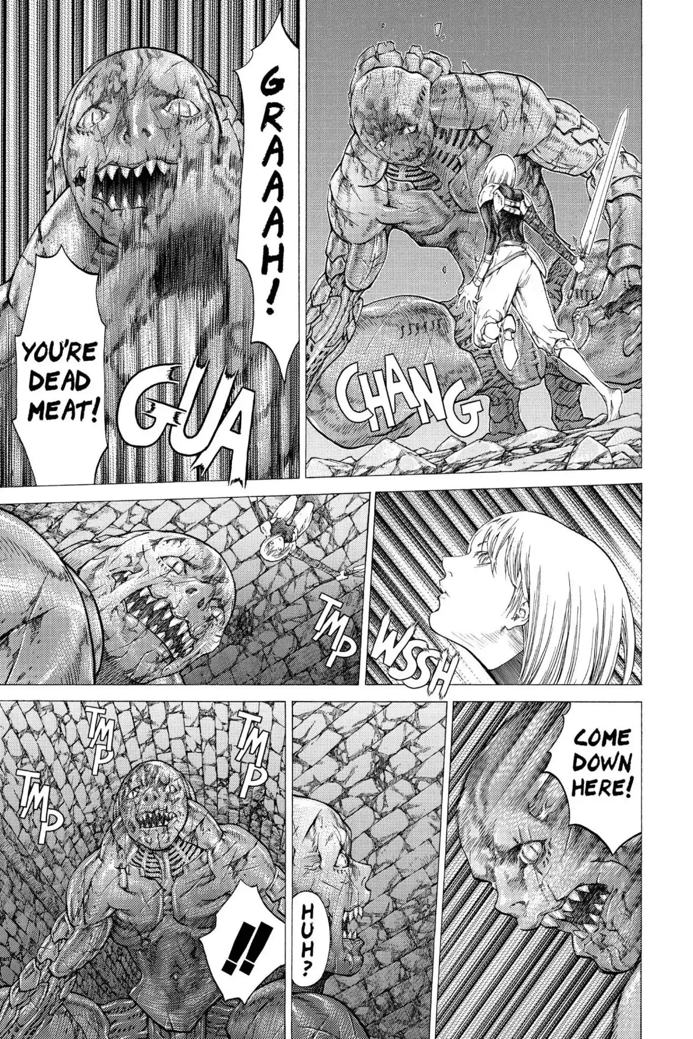 Claymore Chapter 48 page 5 - Chapter 48: Vol.9 Scene 48: The Deep Abyss of Purgatory, Part 3