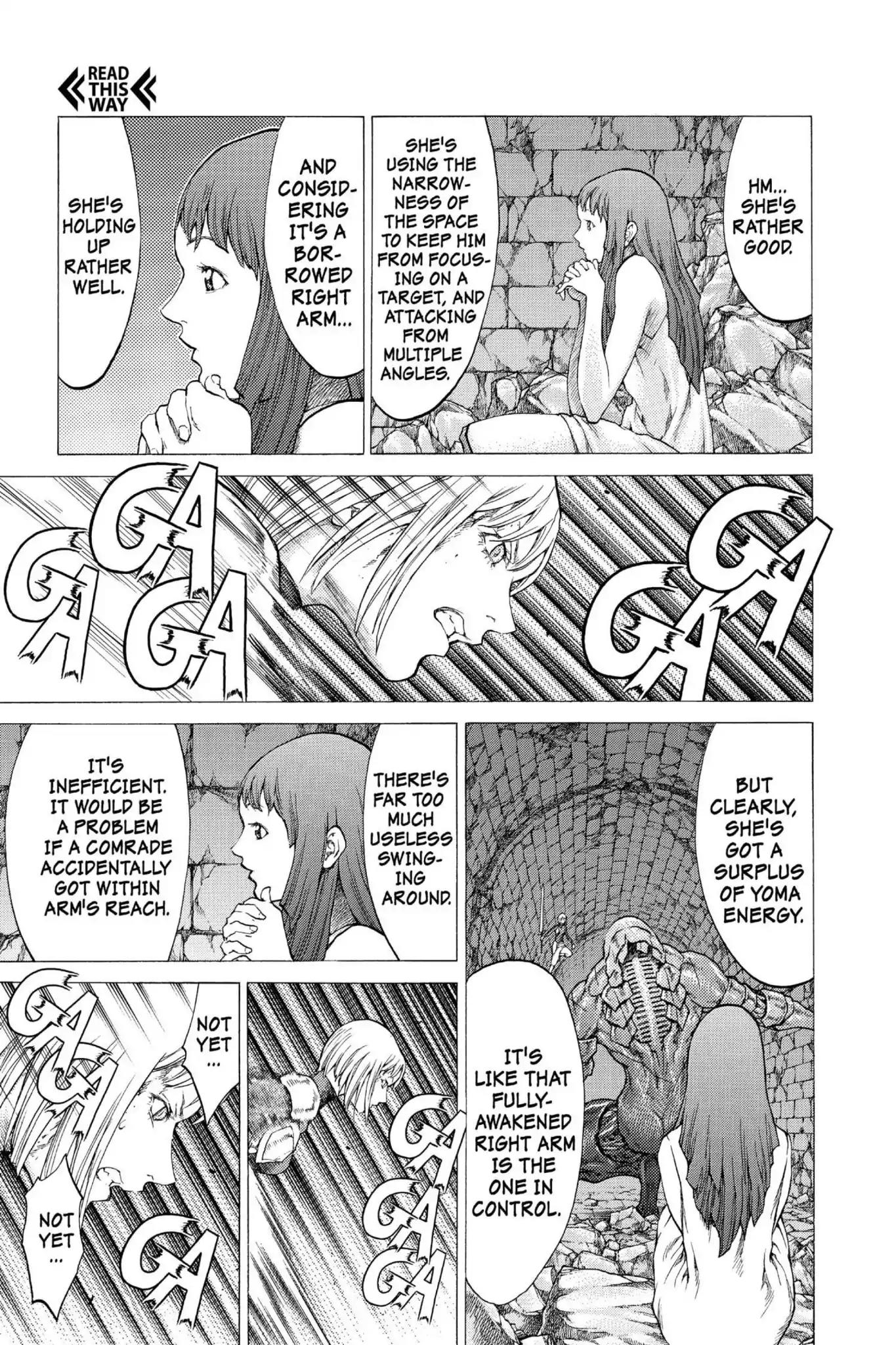 Claymore Chapter 48 page 7 - Chapter 48: Vol.9 Scene 48: The Deep Abyss of Purgatory, Part 3