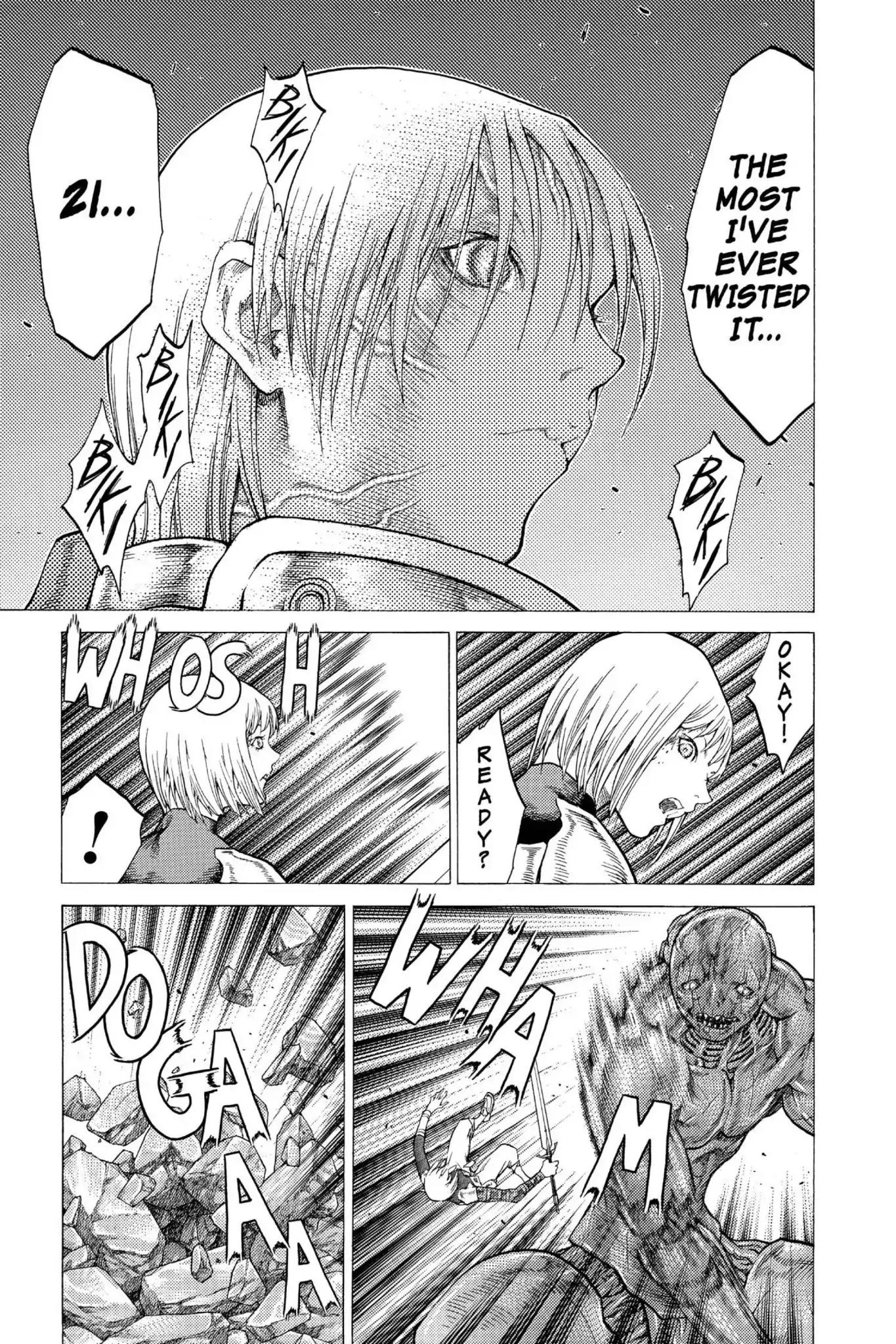 Claymore Chapter 48 page 9 - Chapter 48: Vol.9 Scene 48: The Deep Abyss of Purgatory, Part 3
