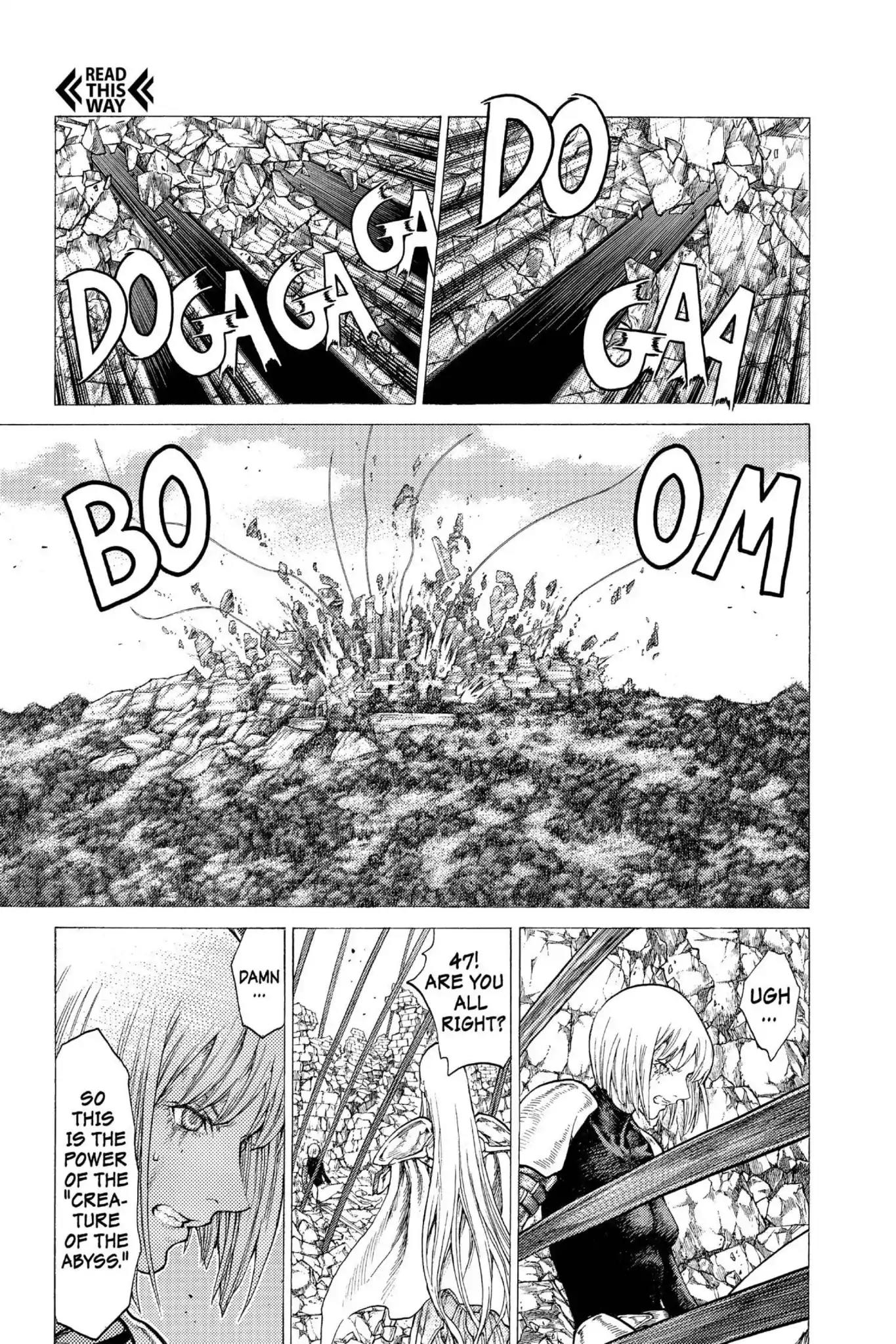 Claymore Chapter 49 page 10 - Chapter 49: Vol.9 Scene 49: The Deep Abyss of Purgatory, Part 4