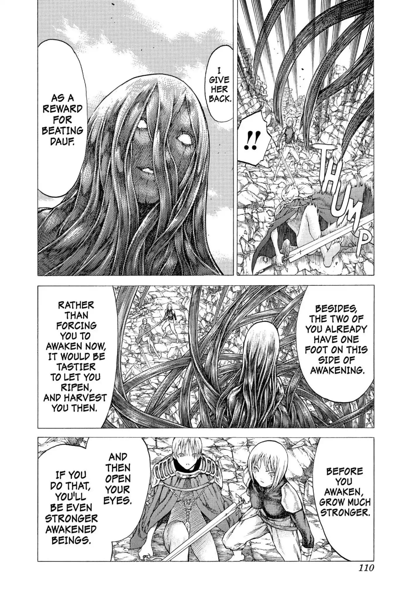 Claymore Chapter 49 page 14 - Chapter 49: Vol.9 Scene 49: The Deep Abyss of Purgatory, Part 4