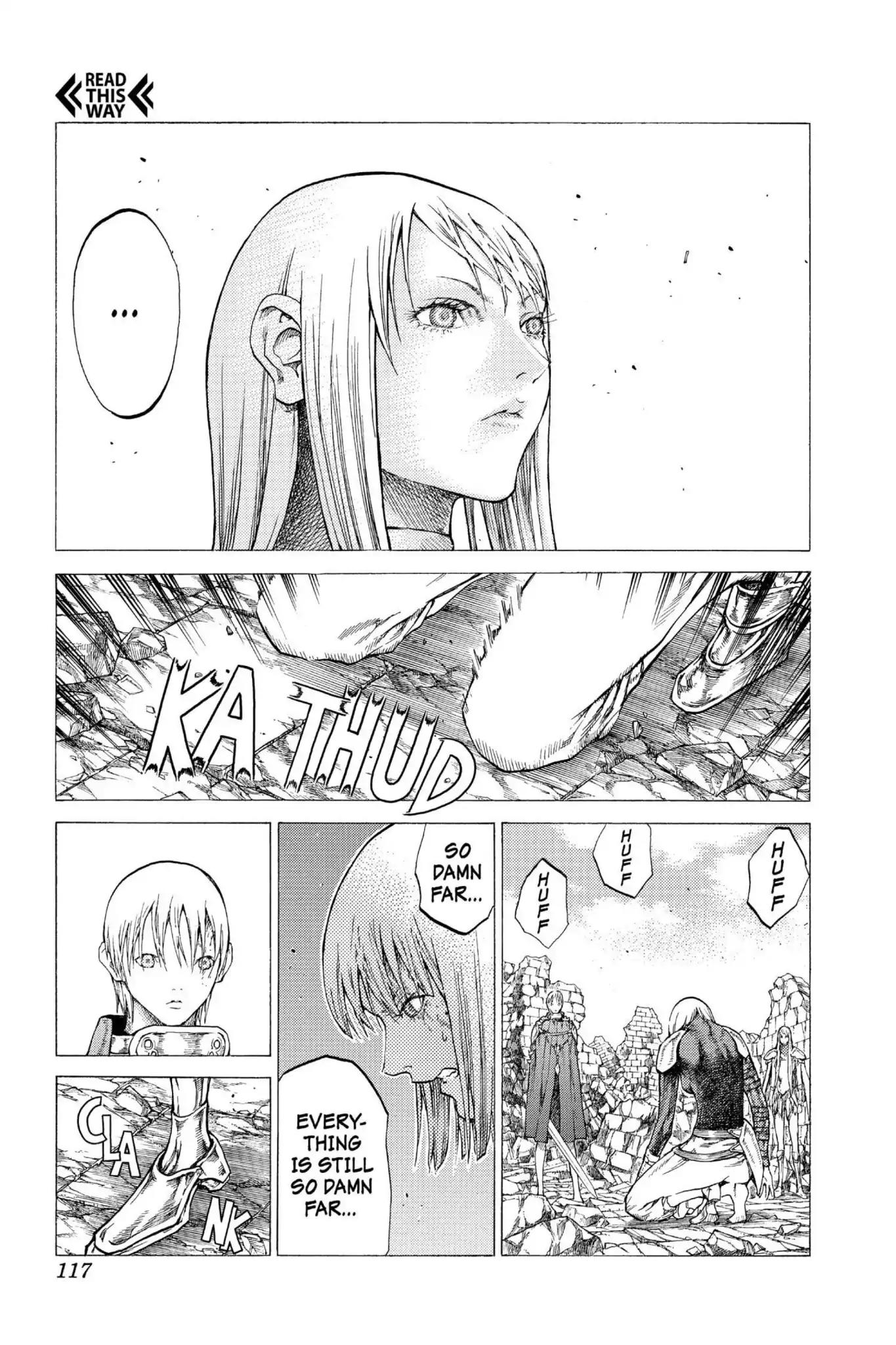 Claymore Chapter 49 page 20 - Chapter 49: Vol.9 Scene 49: The Deep Abyss of Purgatory, Part 4