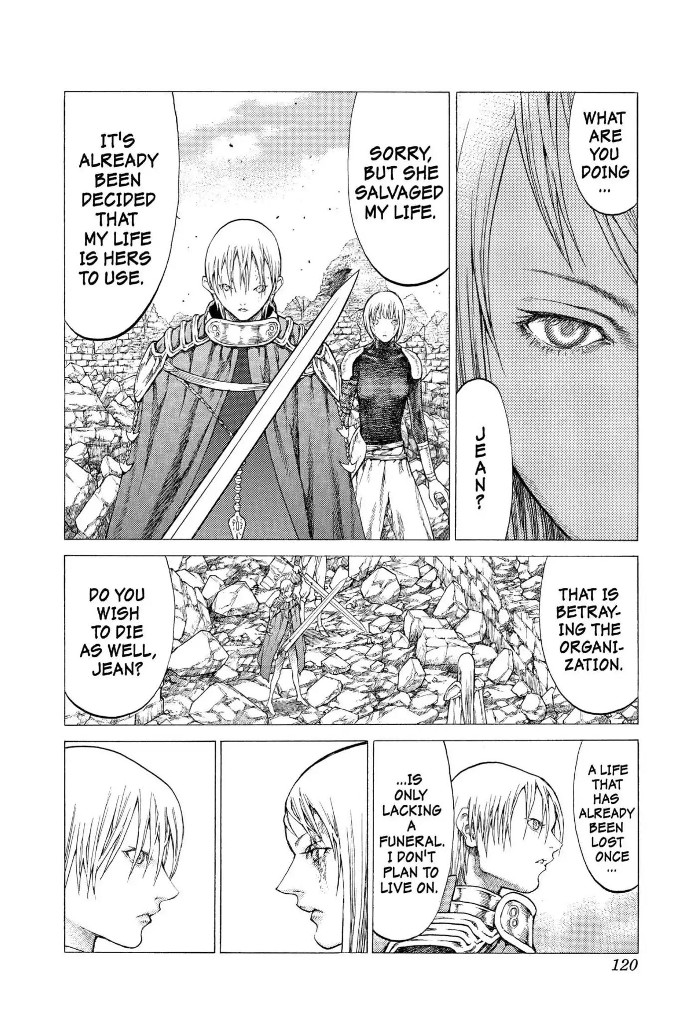Claymore Chapter 49 page 23 - Chapter 49: Vol.9 Scene 49: The Deep Abyss of Purgatory, Part 4