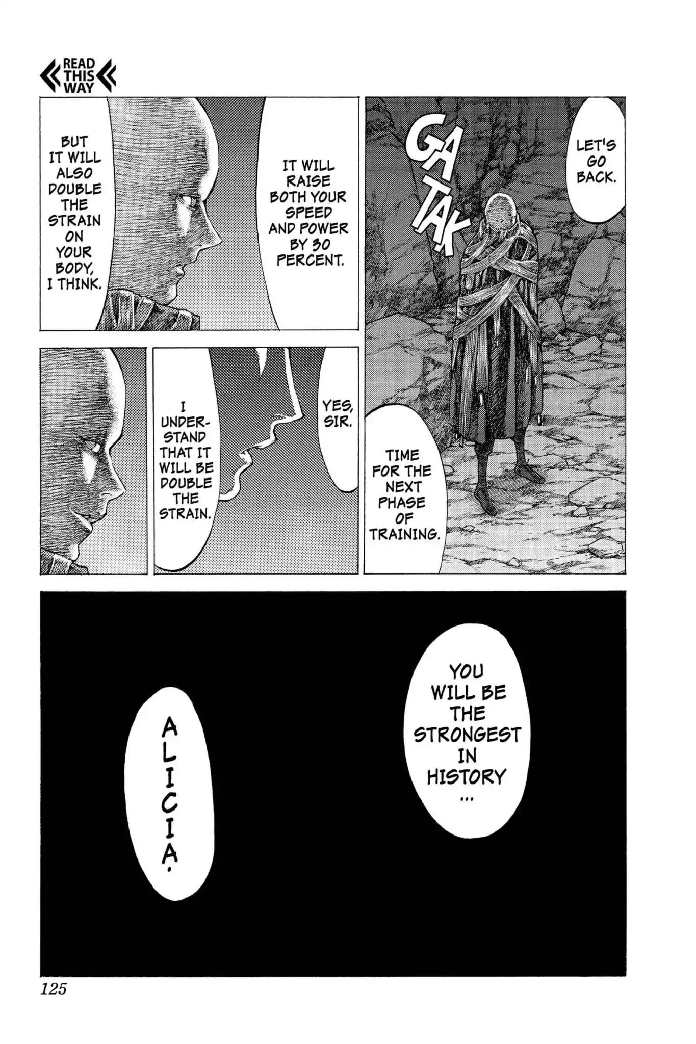 Claymore Chapter 49 page 28 - Chapter 49: Vol.9 Scene 49: The Deep Abyss of Purgatory, Part 4
