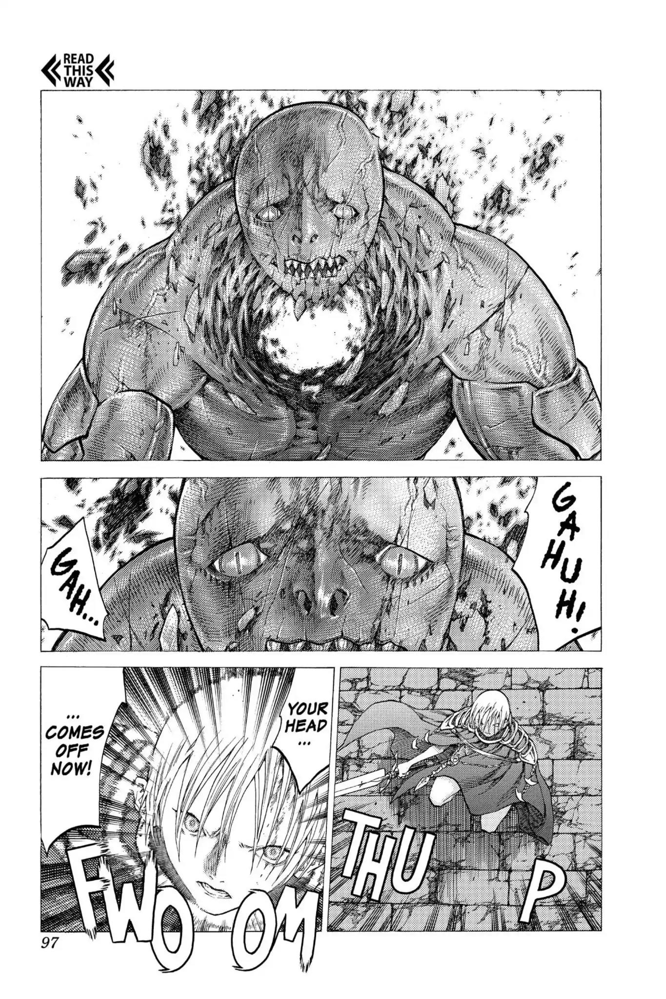 Claymore Chapter 49 page 3 - Chapter 49: Vol.9 Scene 49: The Deep Abyss of Purgatory, Part 4