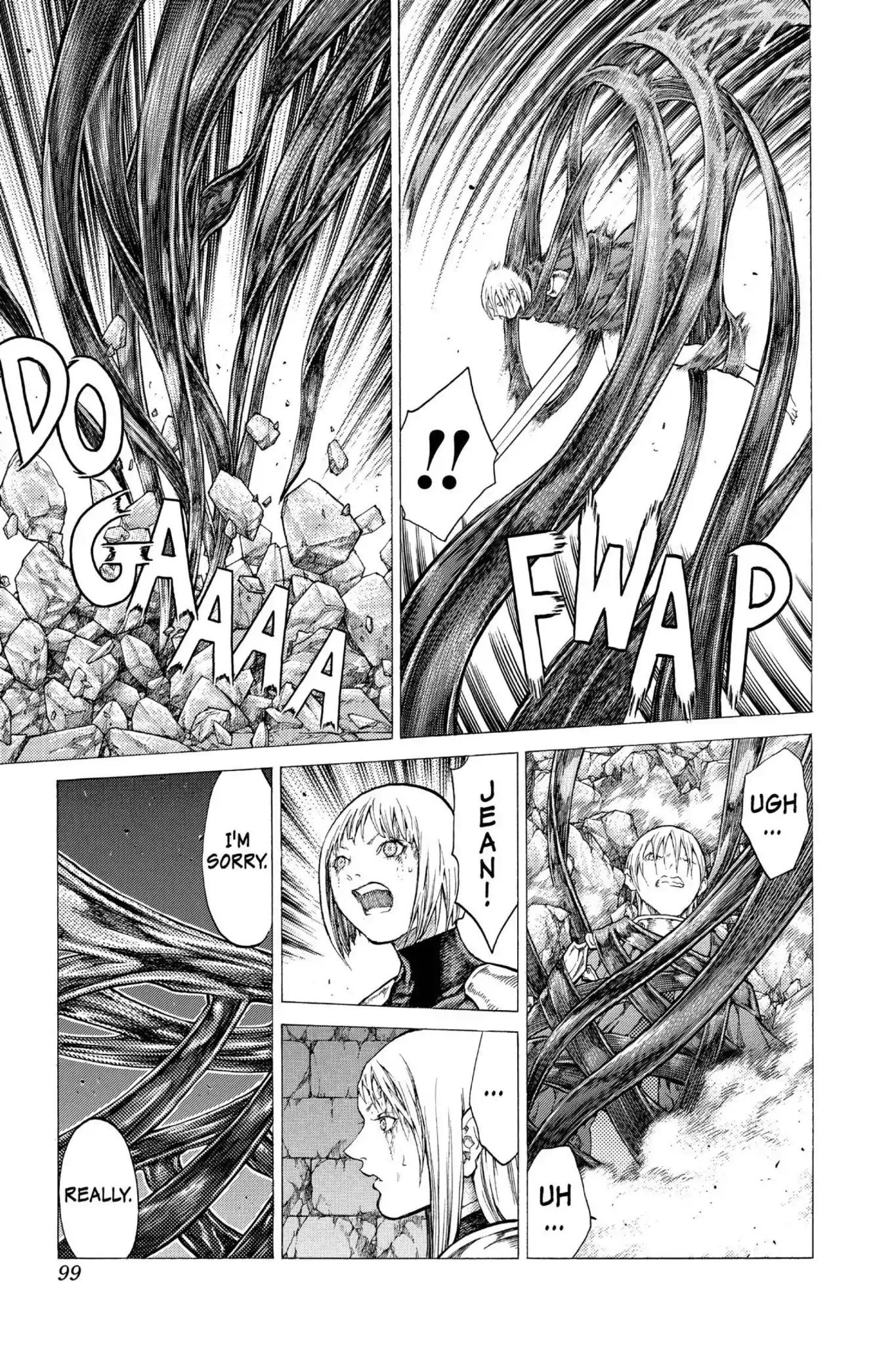 Claymore Chapter 49 page 5 - Chapter 49: Vol.9 Scene 49: The Deep Abyss of Purgatory, Part 4