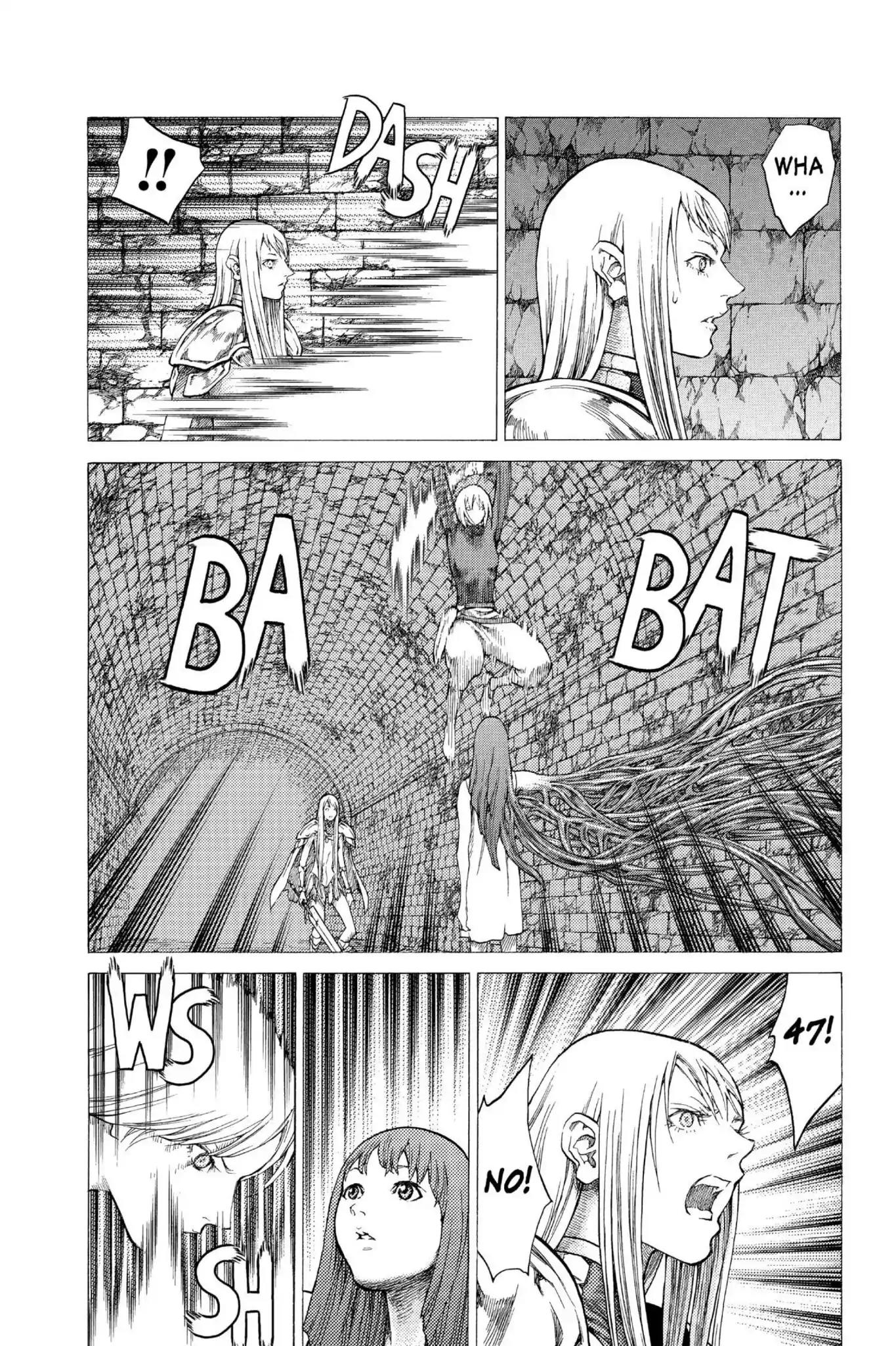 Claymore Chapter 49 page 7 - Chapter 49: Vol.9 Scene 49: The Deep Abyss of Purgatory, Part 4
