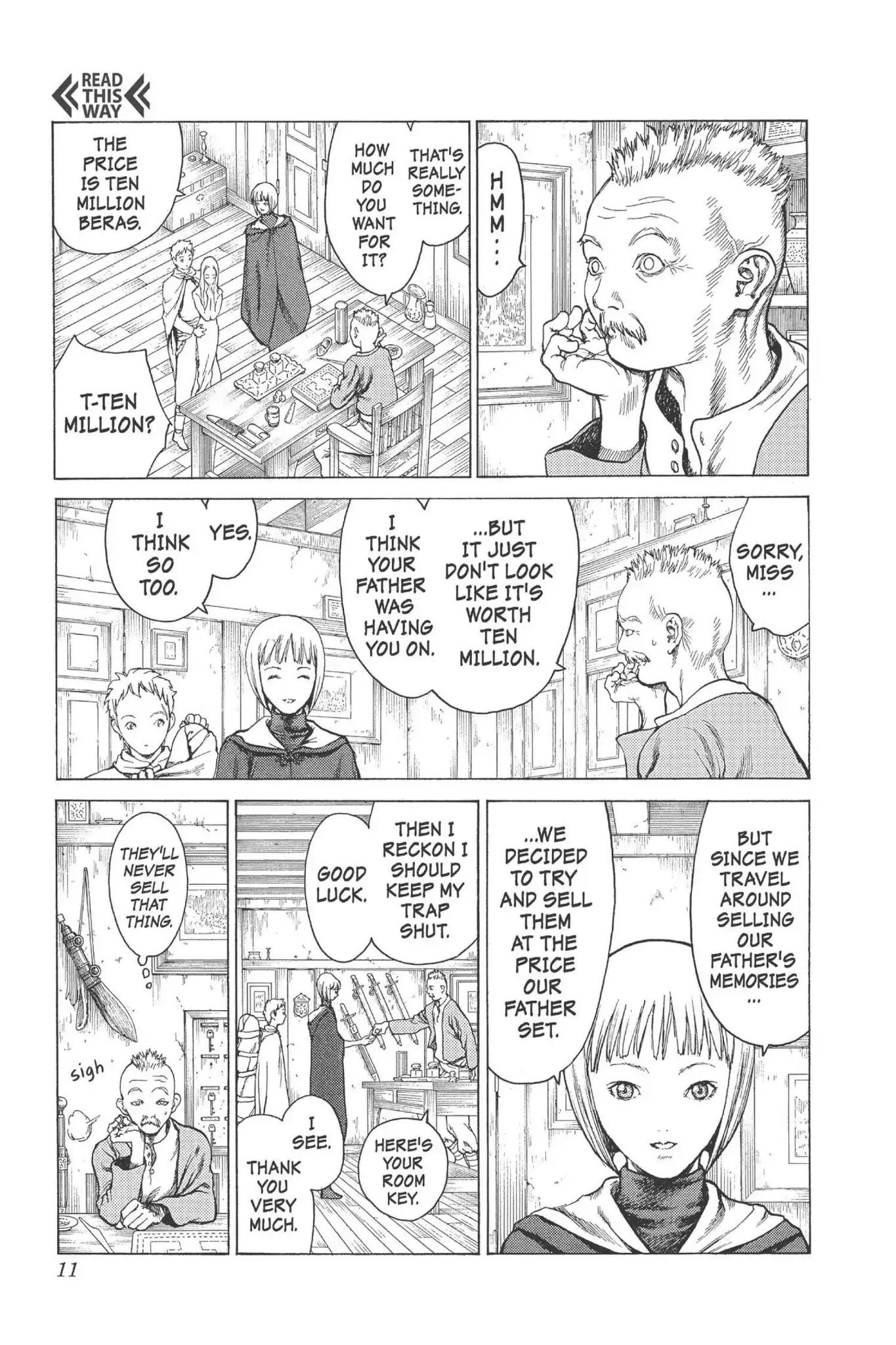Claymore Chapter 5 page 10 - Chapter 5: Vol.2 Scene 5: Darkness in Paradise, Part 1