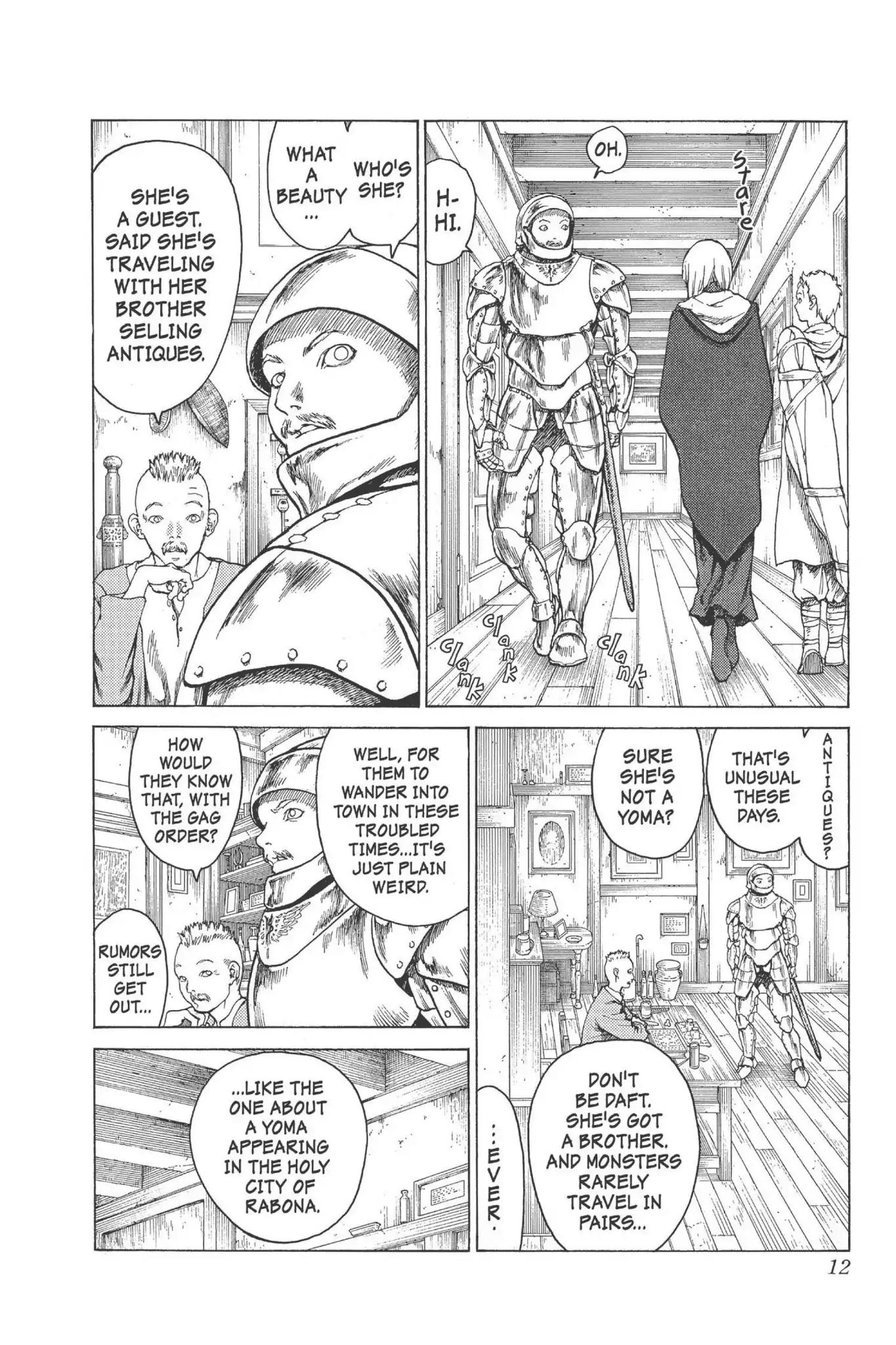 Claymore Chapter 5 page 11 - Chapter 5: Vol.2 Scene 5: Darkness in Paradise, Part 1