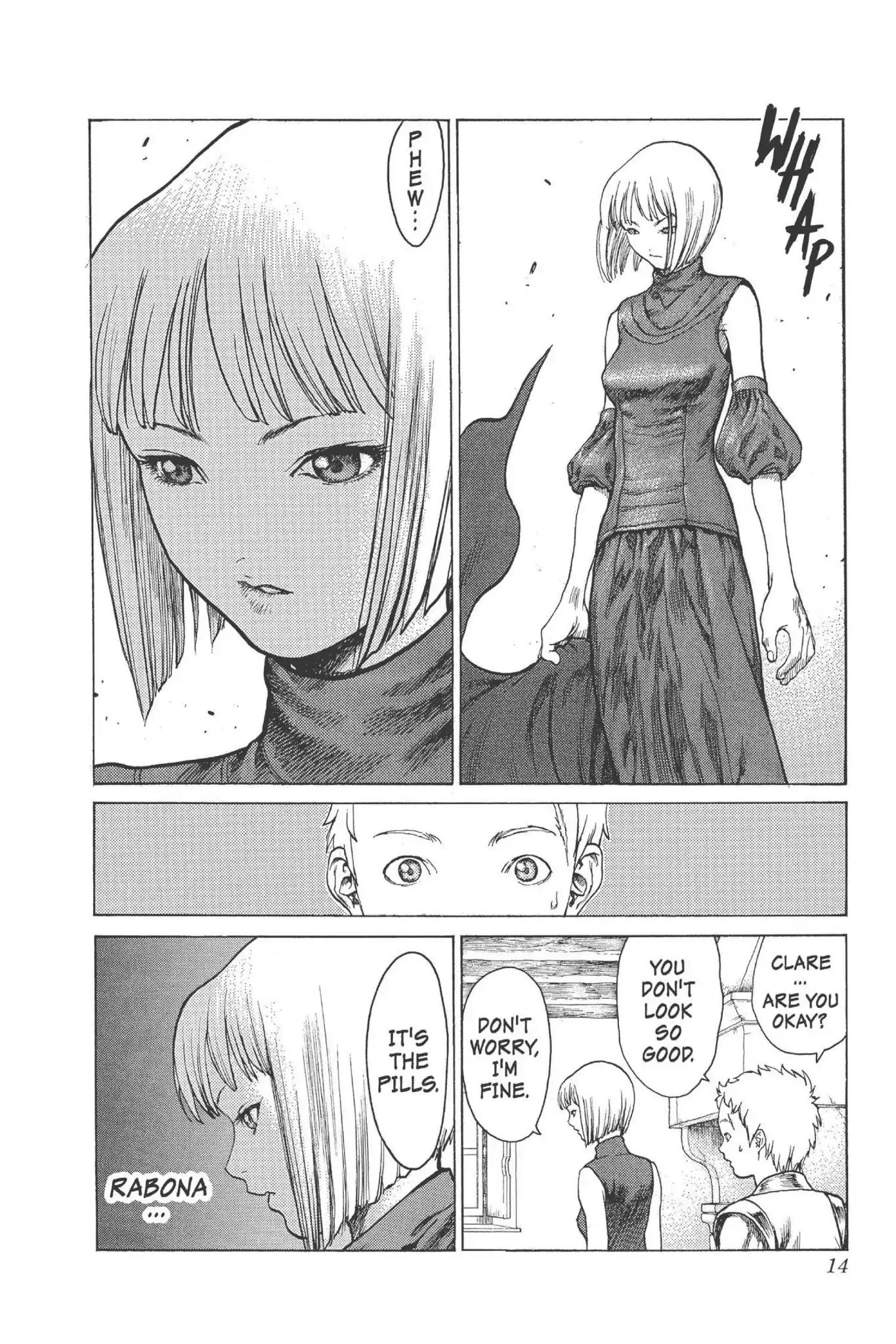 Claymore Chapter 5 page 13 - Chapter 5: Vol.2 Scene 5: Darkness in Paradise, Part 1