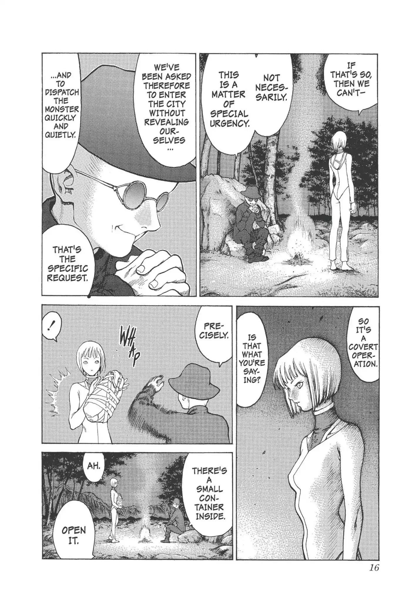 Claymore Chapter 5 page 15 - Chapter 5: Vol.2 Scene 5: Darkness in Paradise, Part 1