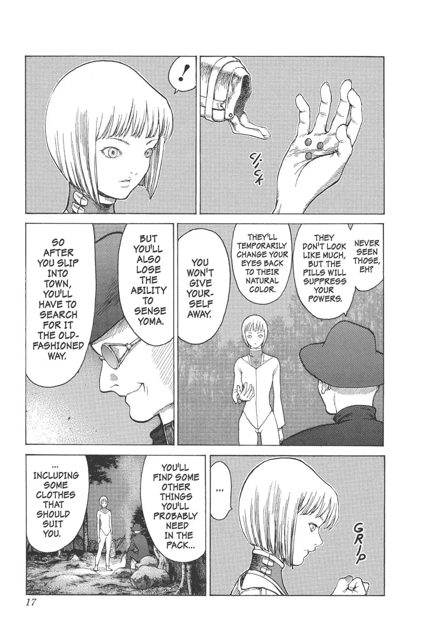 Claymore Chapter 5 page 16 - Chapter 5: Vol.2 Scene 5: Darkness in Paradise, Part 1