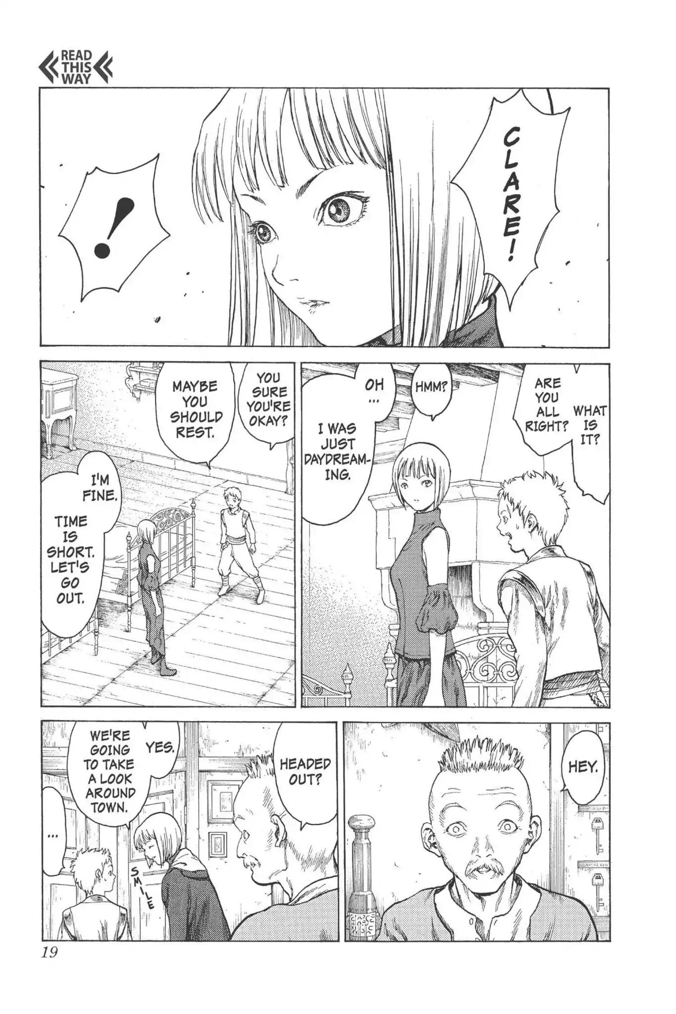 Claymore Chapter 5 page 18 - Chapter 5: Vol.2 Scene 5: Darkness in Paradise, Part 1