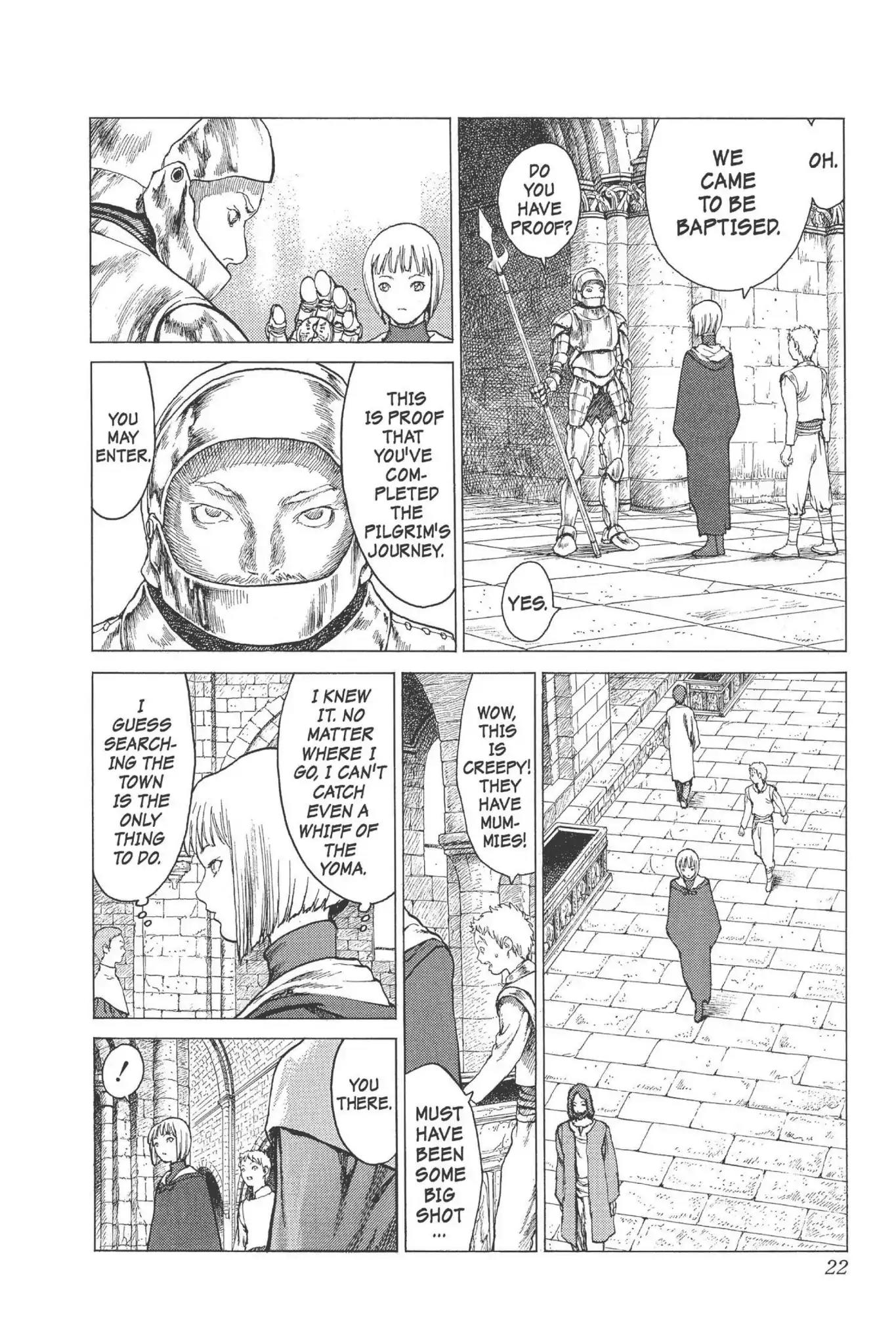 Claymore Chapter 5 page 21 - Chapter 5: Vol.2 Scene 5: Darkness in Paradise, Part 1