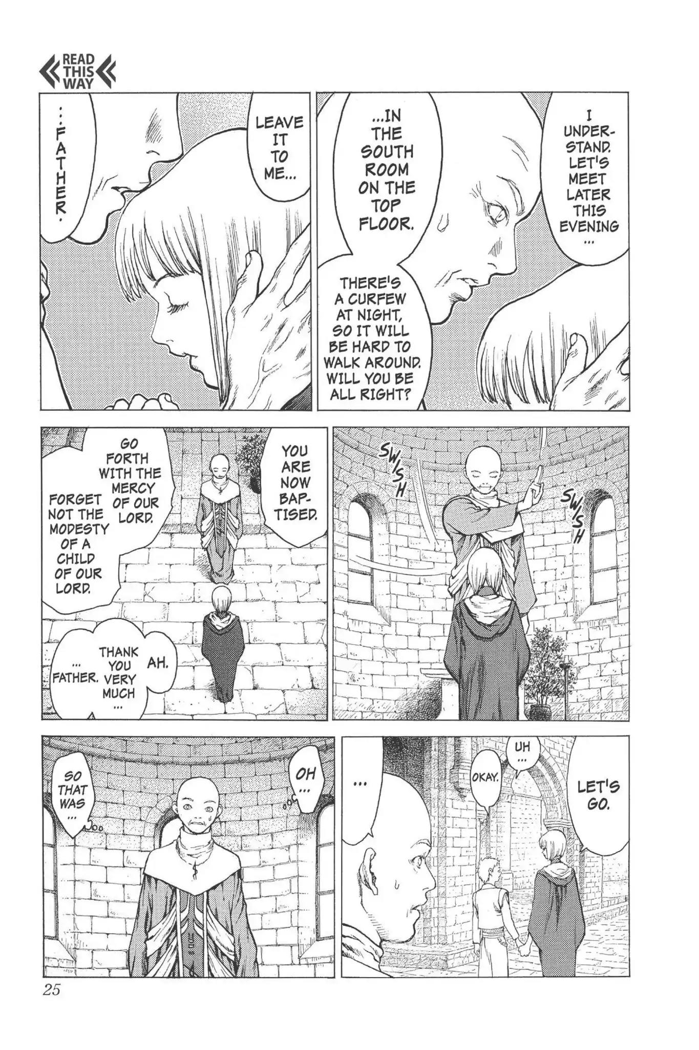 Claymore Chapter 5 page 24 - Chapter 5: Vol.2 Scene 5: Darkness in Paradise, Part 1