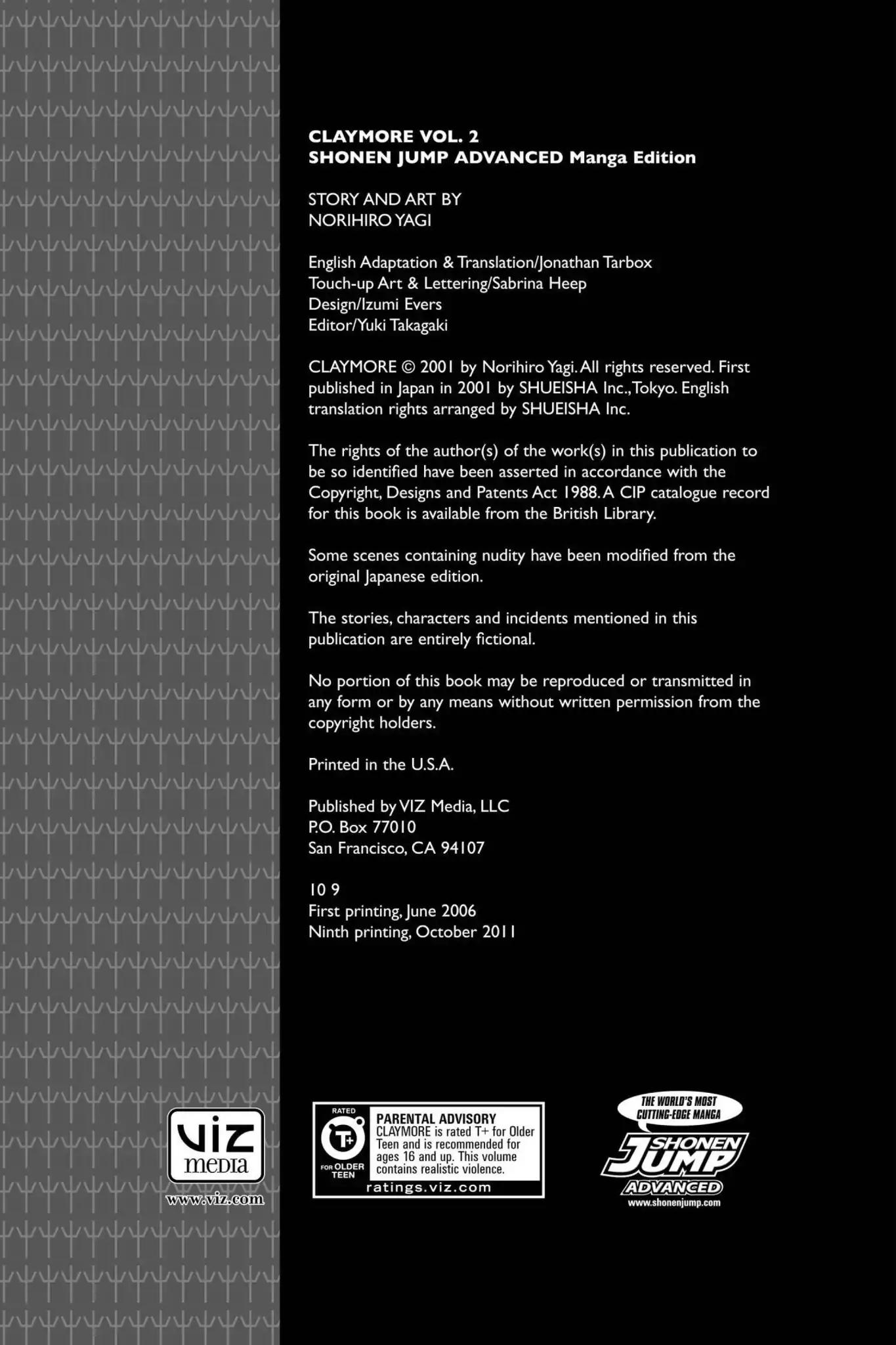 Claymore Chapter 5 page 3 - Chapter 5: Vol.2 Scene 5: Darkness in Paradise, Part 1