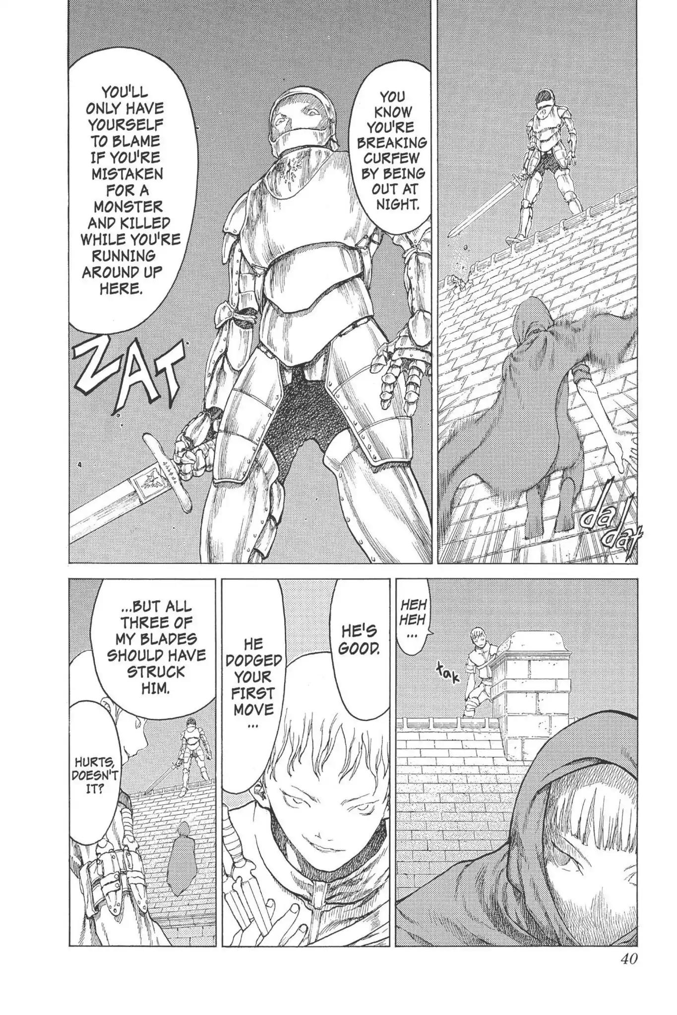 Claymore Chapter 5 page 39 - Chapter 5: Vol.2 Scene 5: Darkness in Paradise, Part 1