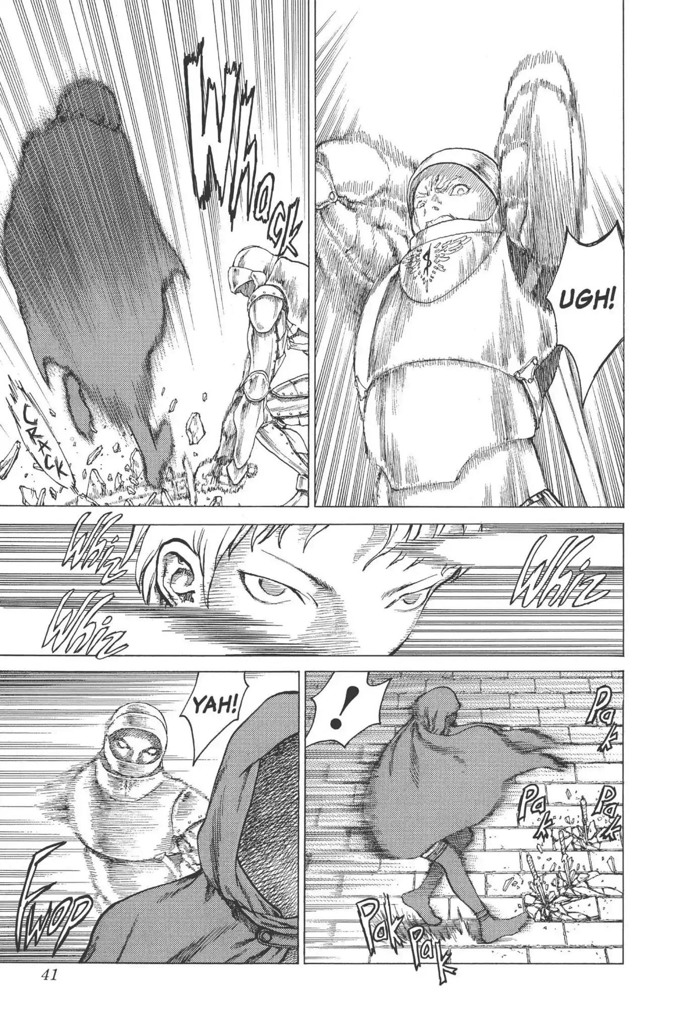 Claymore Chapter 5 page 40 - Chapter 5: Vol.2 Scene 5: Darkness in Paradise, Part 1