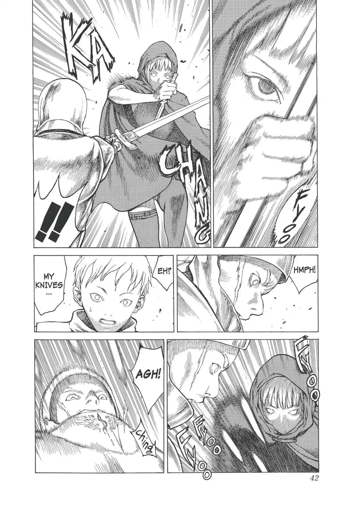 Claymore Chapter 5 page 41 - Chapter 5: Vol.2 Scene 5: Darkness in Paradise, Part 1