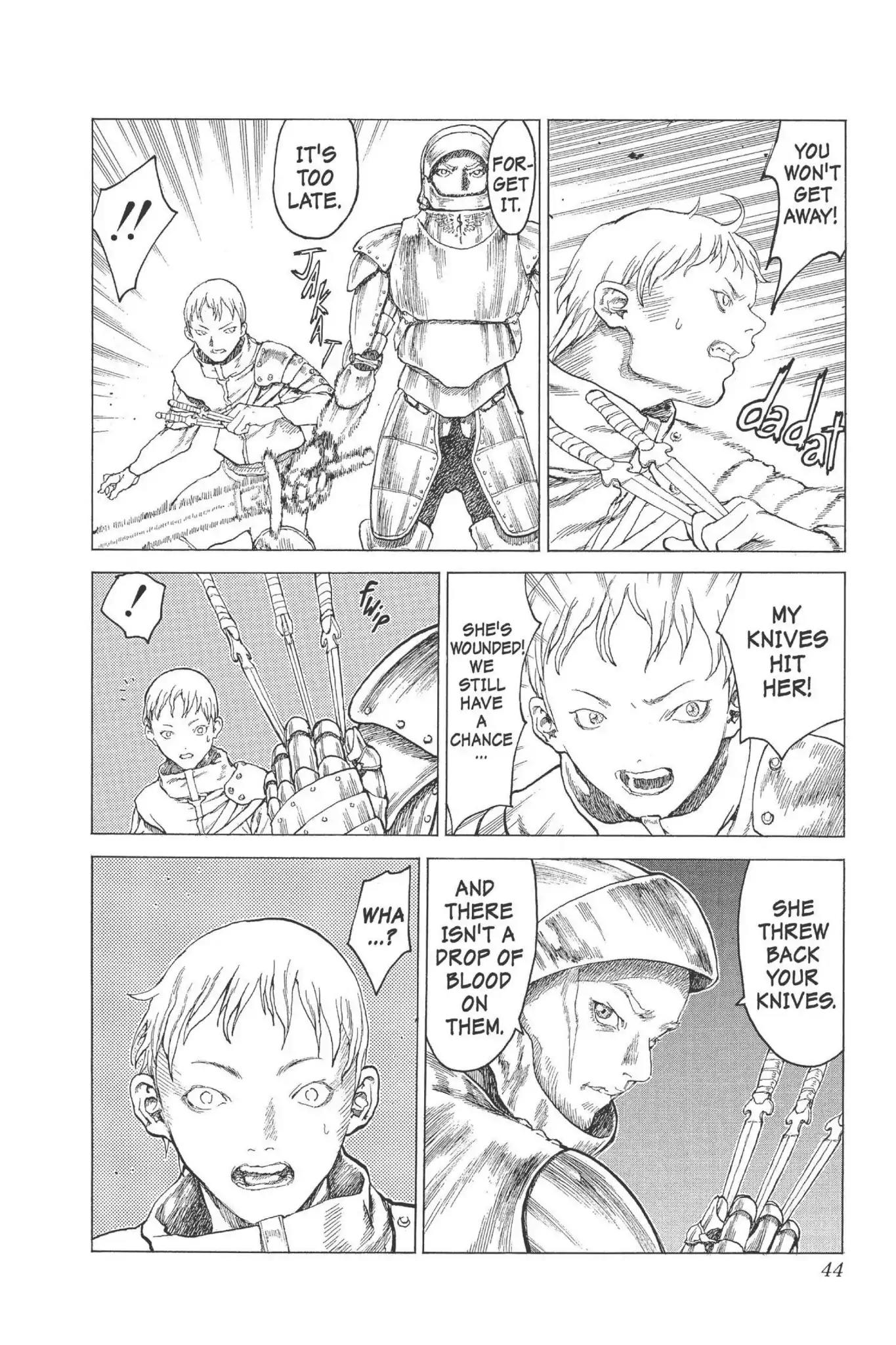 Claymore Chapter 5 page 43 - Chapter 5: Vol.2 Scene 5: Darkness in Paradise, Part 1