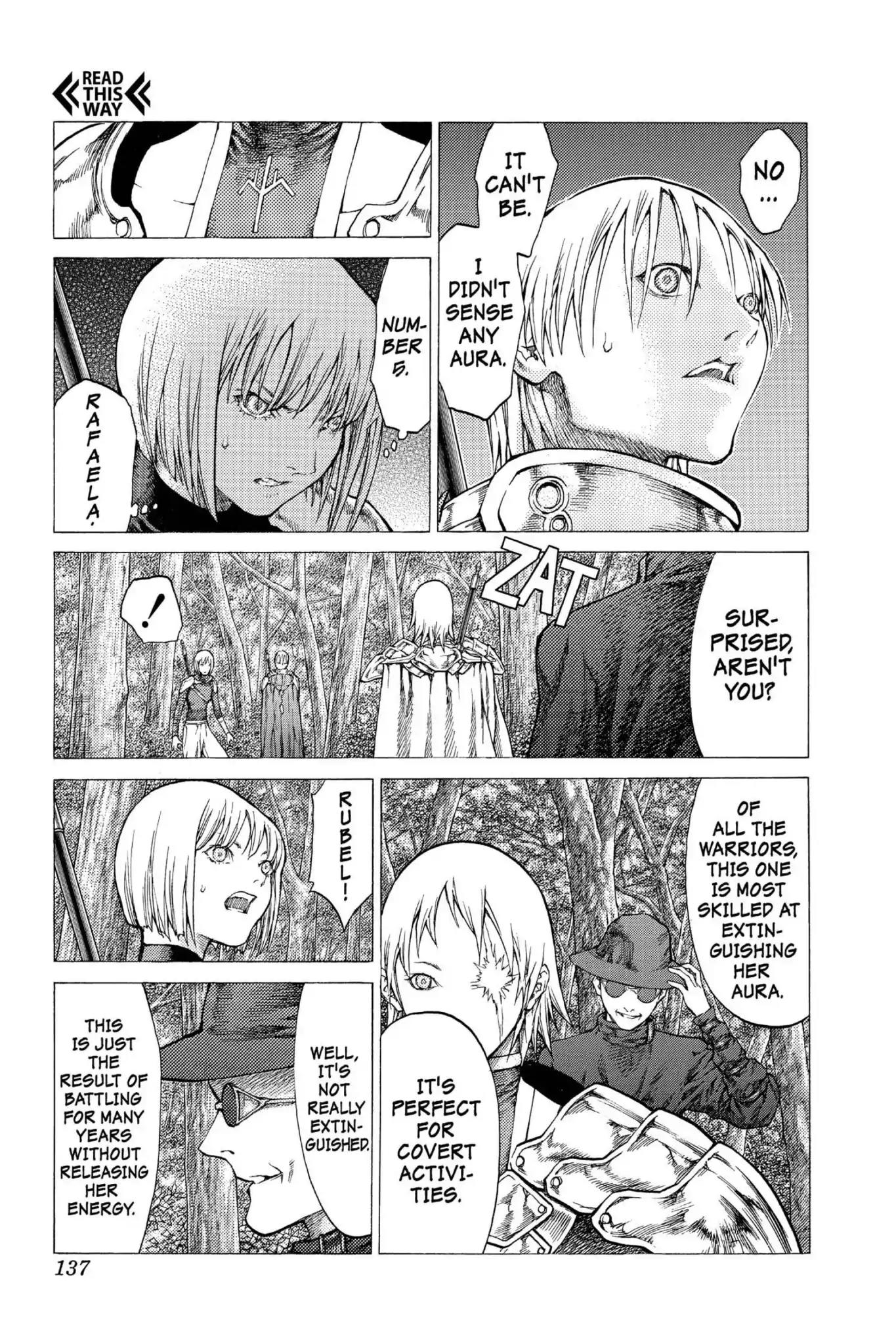 Claymore Chapter 50 page 10 - Chapter 50: Vol.9 Scene 50: The Battle of the North, Part 1