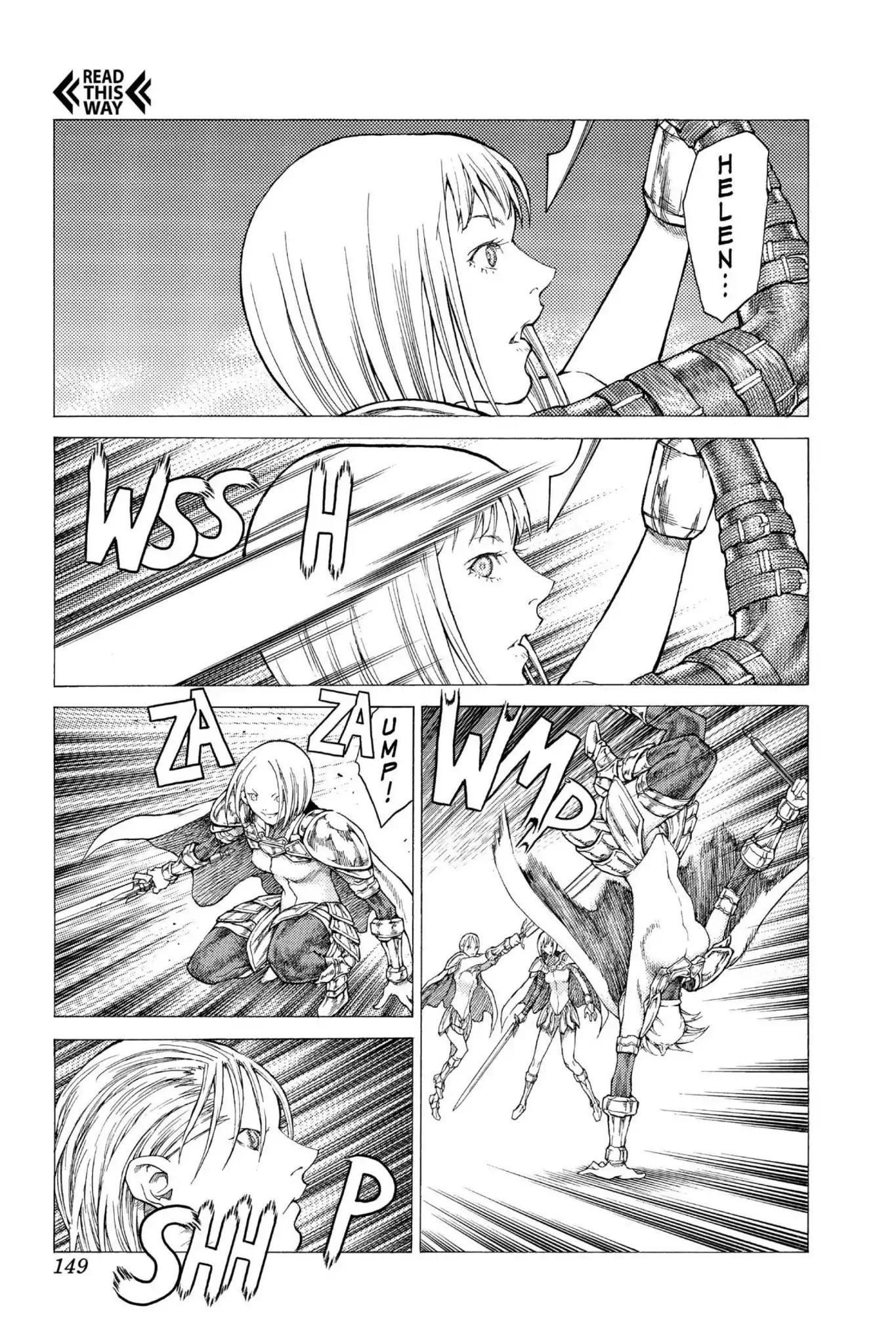 Claymore Chapter 50 page 21 - Chapter 50: Vol.9 Scene 50: The Battle of the North, Part 1