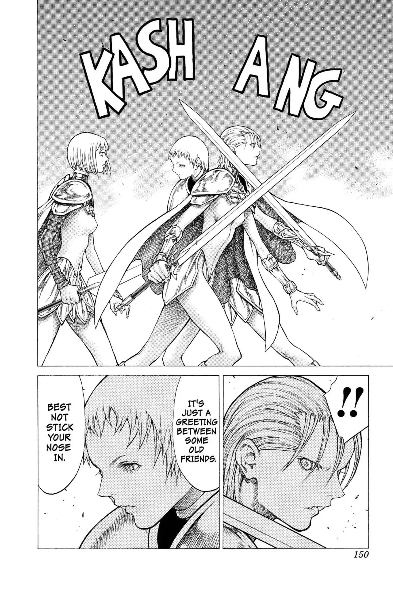 Claymore Chapter 50 page 22 - Chapter 50: Vol.9 Scene 50: The Battle of the North, Part 1