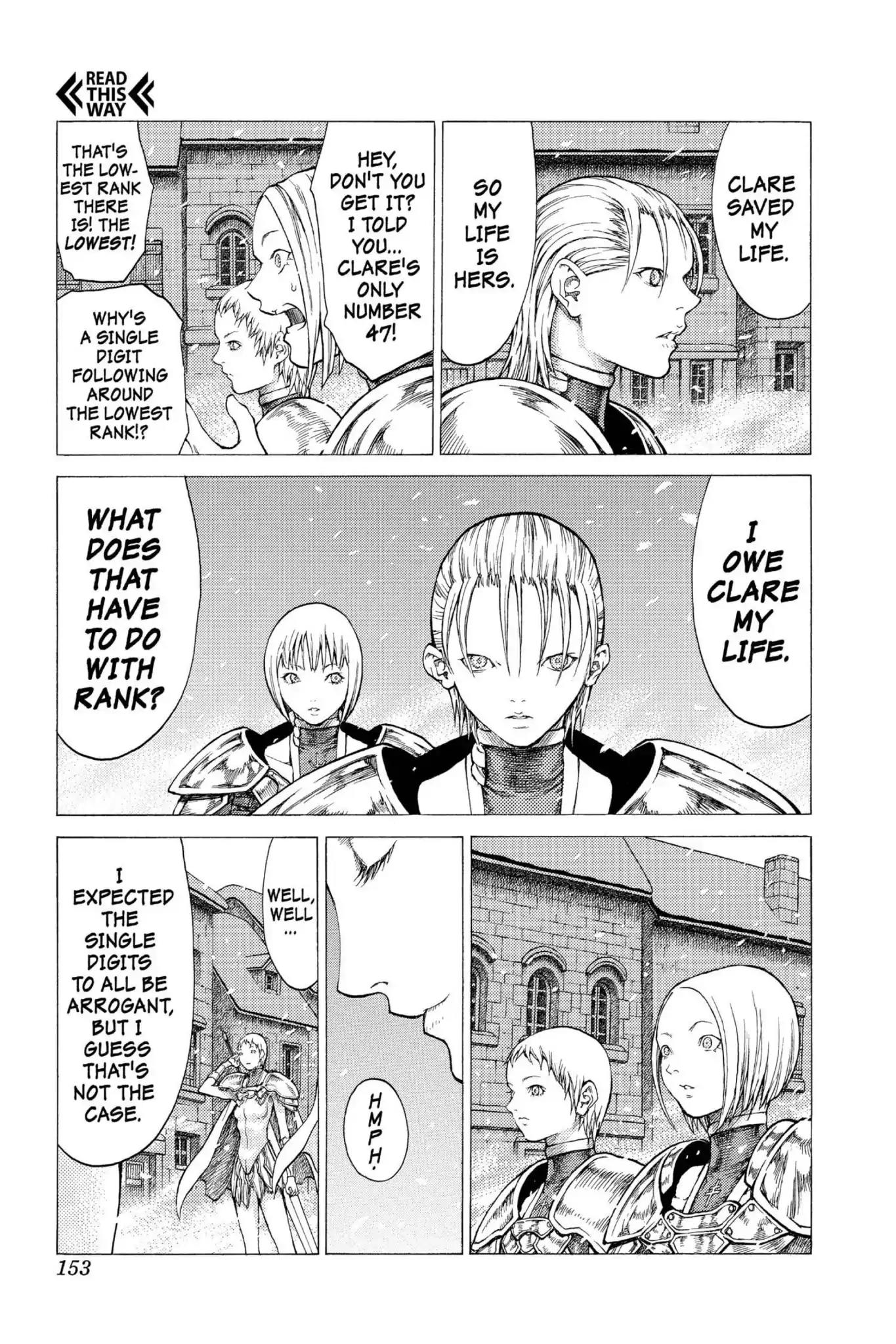 Claymore Chapter 50 page 25 - Chapter 50: Vol.9 Scene 50: The Battle of the North, Part 1