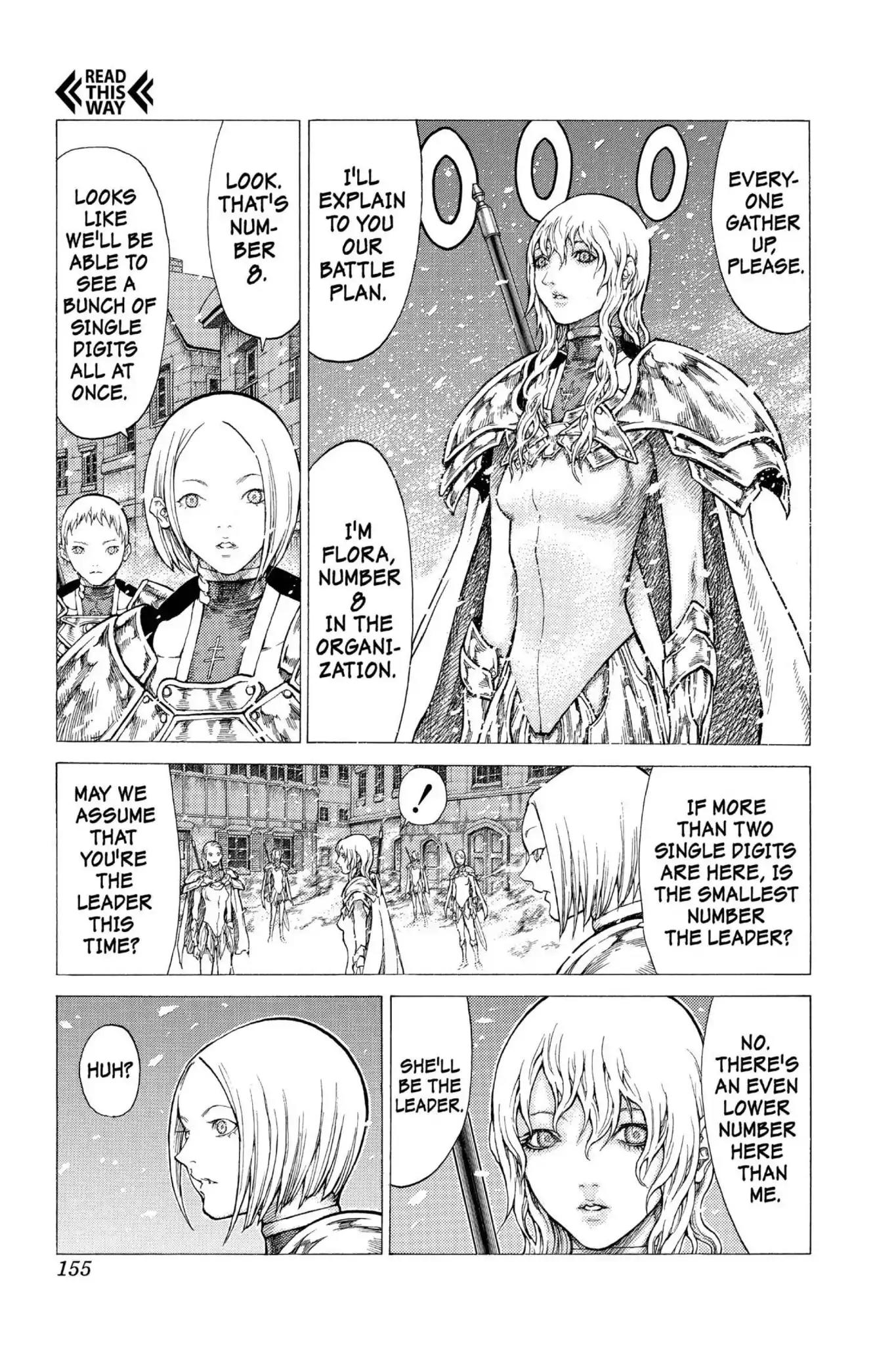Claymore Chapter 50 page 27 - Chapter 50: Vol.9 Scene 50: The Battle of the North, Part 1