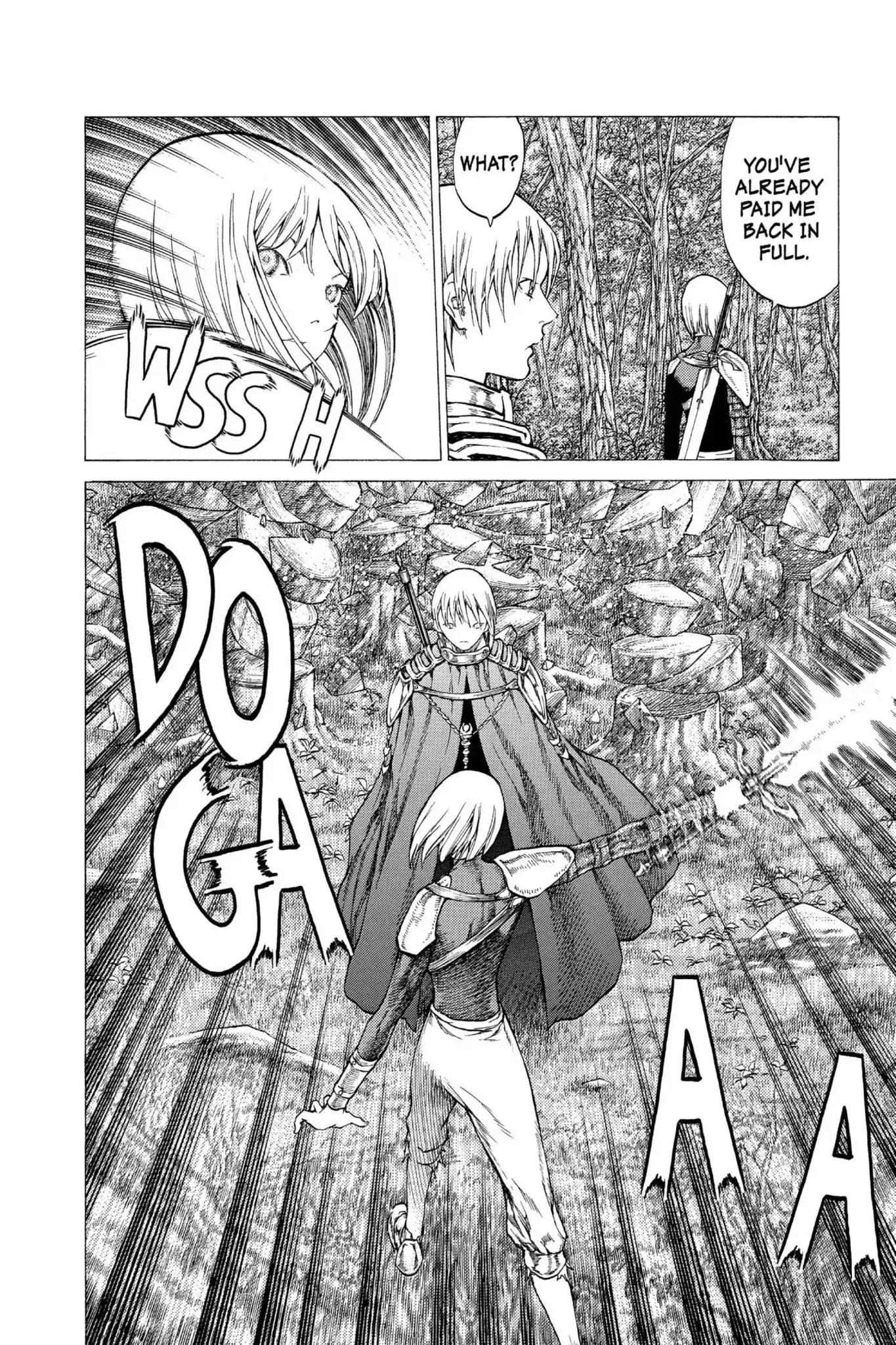 Claymore Chapter 50 page 5 - Chapter 50: Vol.9 Scene 50: The Battle of the North, Part 1