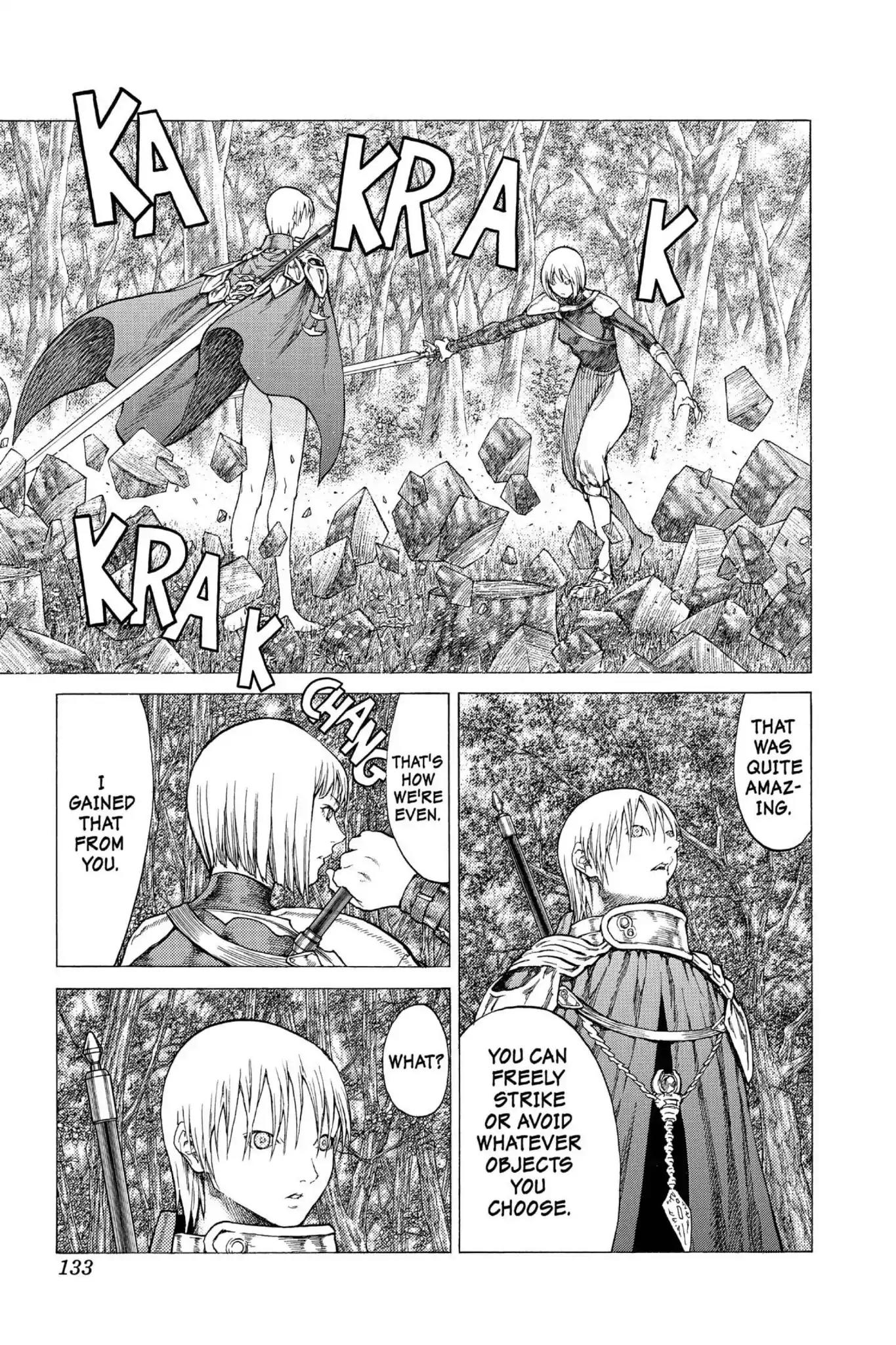 Claymore Chapter 50 page 6 - Chapter 50: Vol.9 Scene 50: The Battle of the North, Part 1