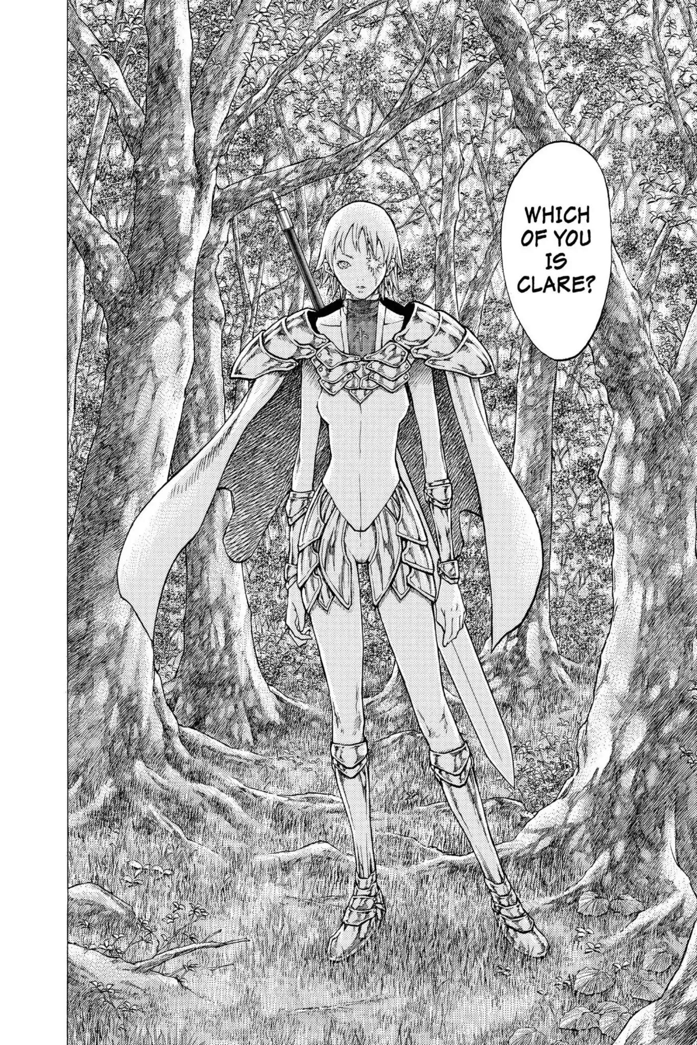 Claymore Chapter 50 page 9 - Chapter 50: Vol.9 Scene 50: The Battle of the North, Part 1