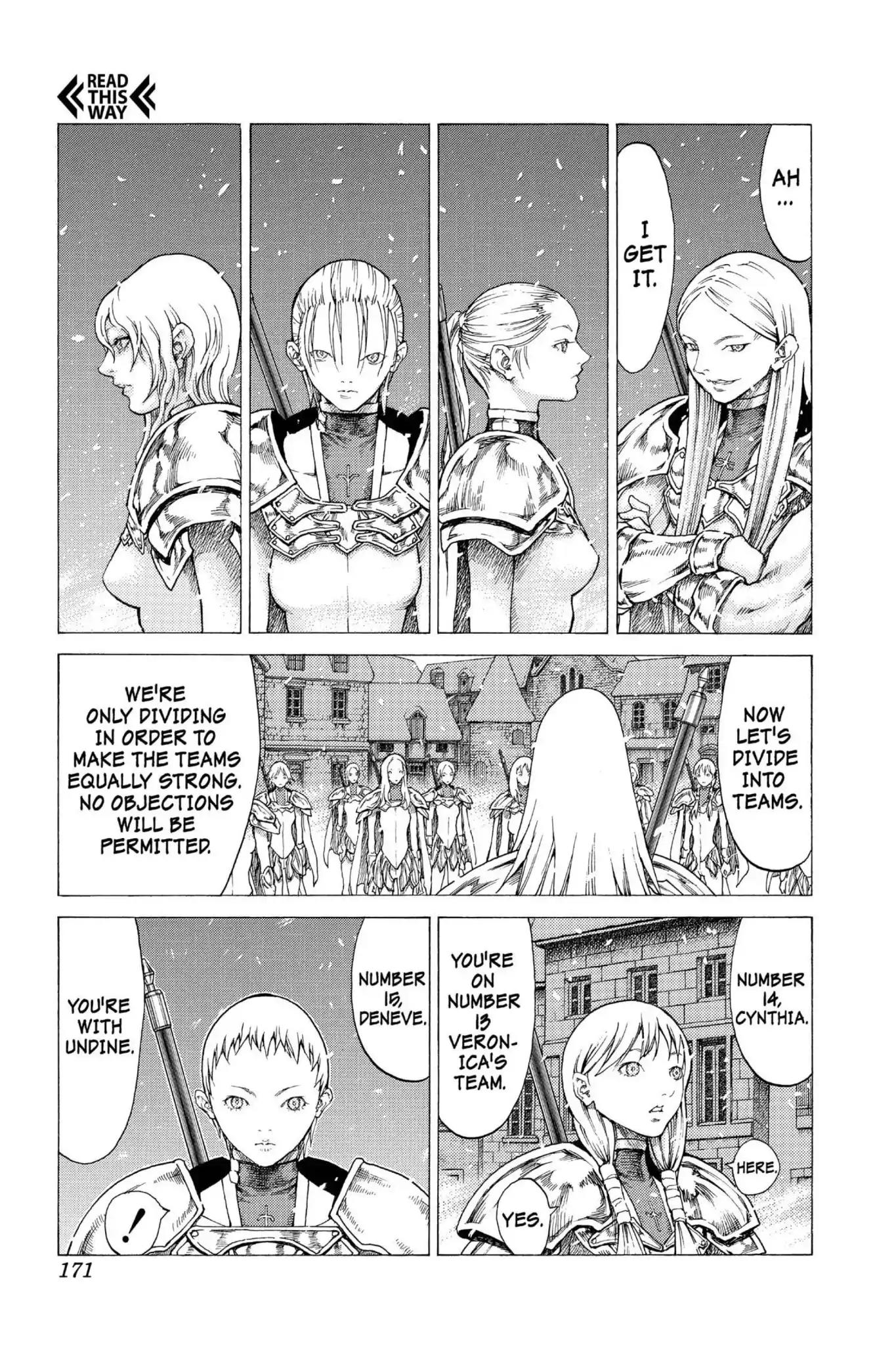 Claymore Chapter 51 page 13 - Chapter 51: Vol.9 Scene 51: The Battle of the North, Part 2