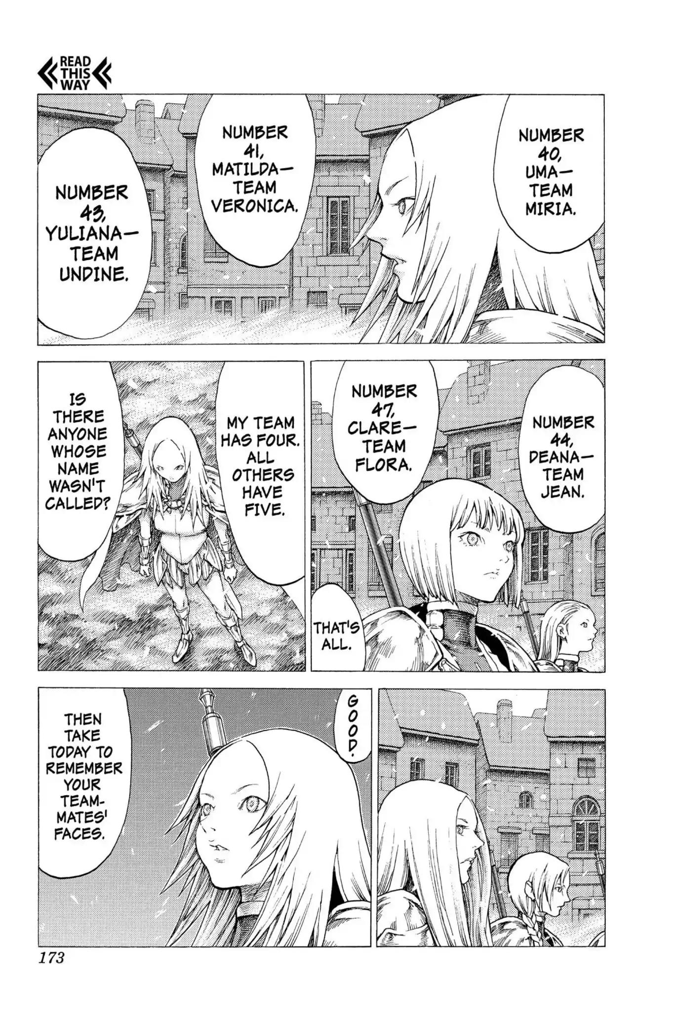 Claymore Chapter 51 page 15 - Chapter 51: Vol.9 Scene 51: The Battle of the North, Part 2