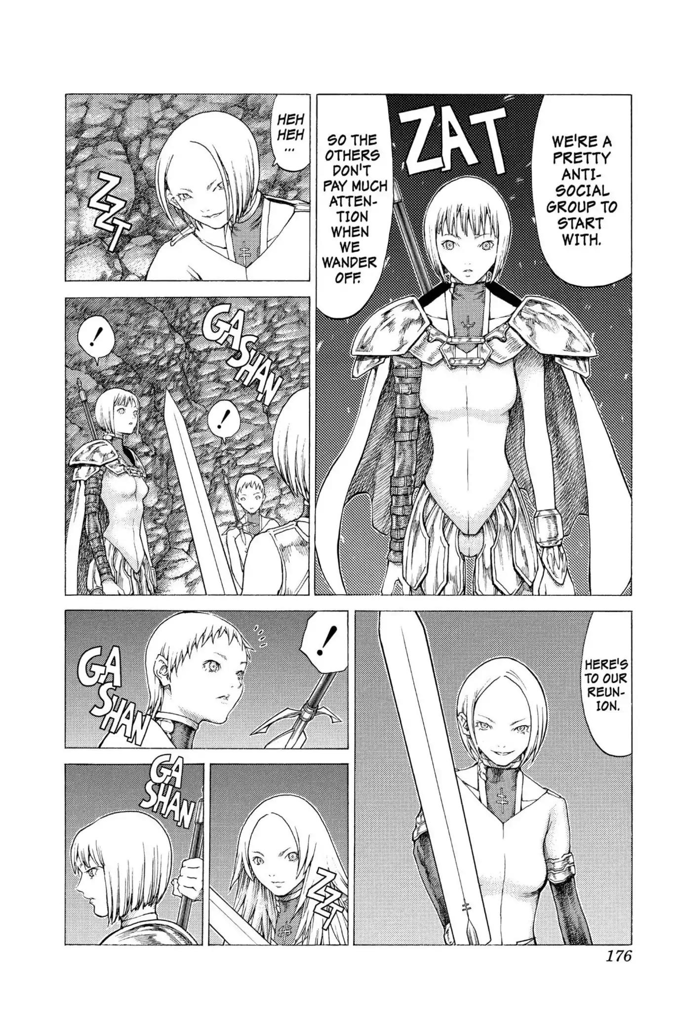 Claymore Chapter 51 page 18 - Chapter 51: Vol.9 Scene 51: The Battle of the North, Part 2